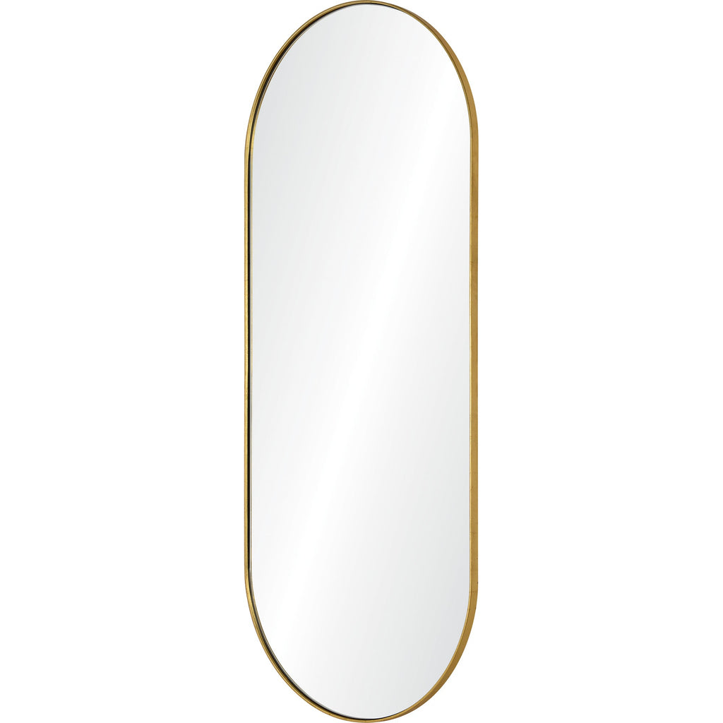 Renwil Marius 60" Tall Oval Full Length Mirror - Yellow