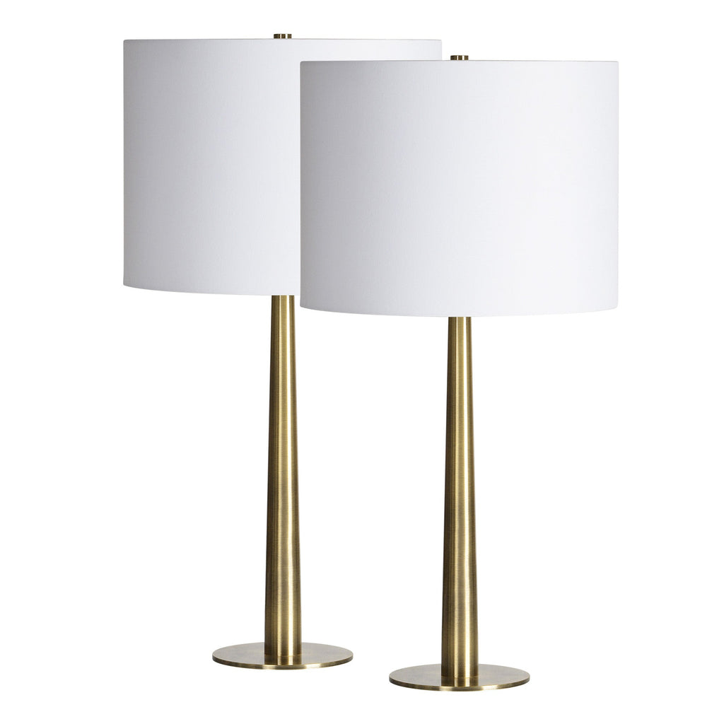 Everren Sarai 26" Length Table Lamp (Set of 2) -  Antique Brass