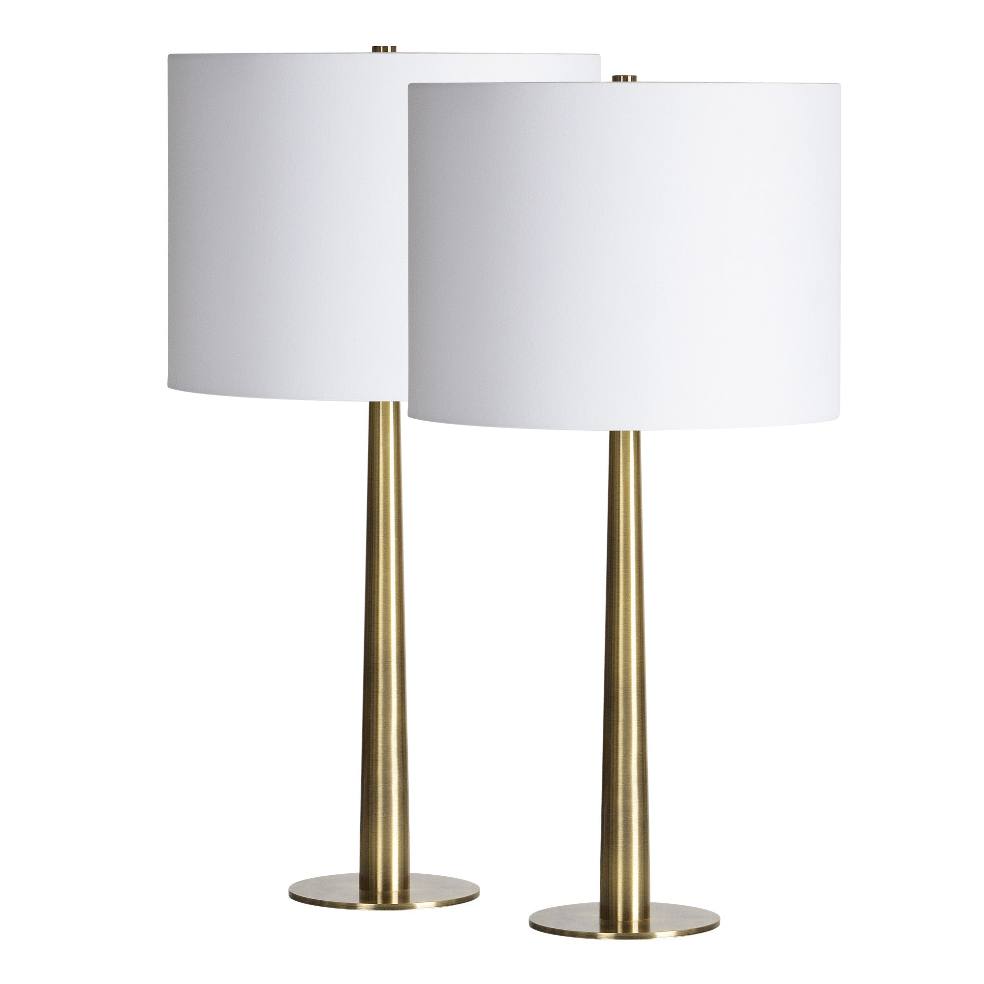 Everren Sarai 26" Length Table Lamp (Set of 2) -  Antique Brass