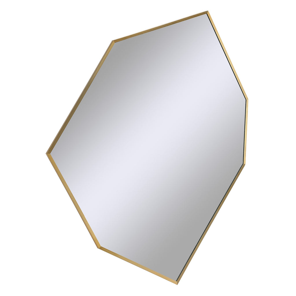 Renwil Devika 41" Tall Irregular Wall Mirror - Yellow