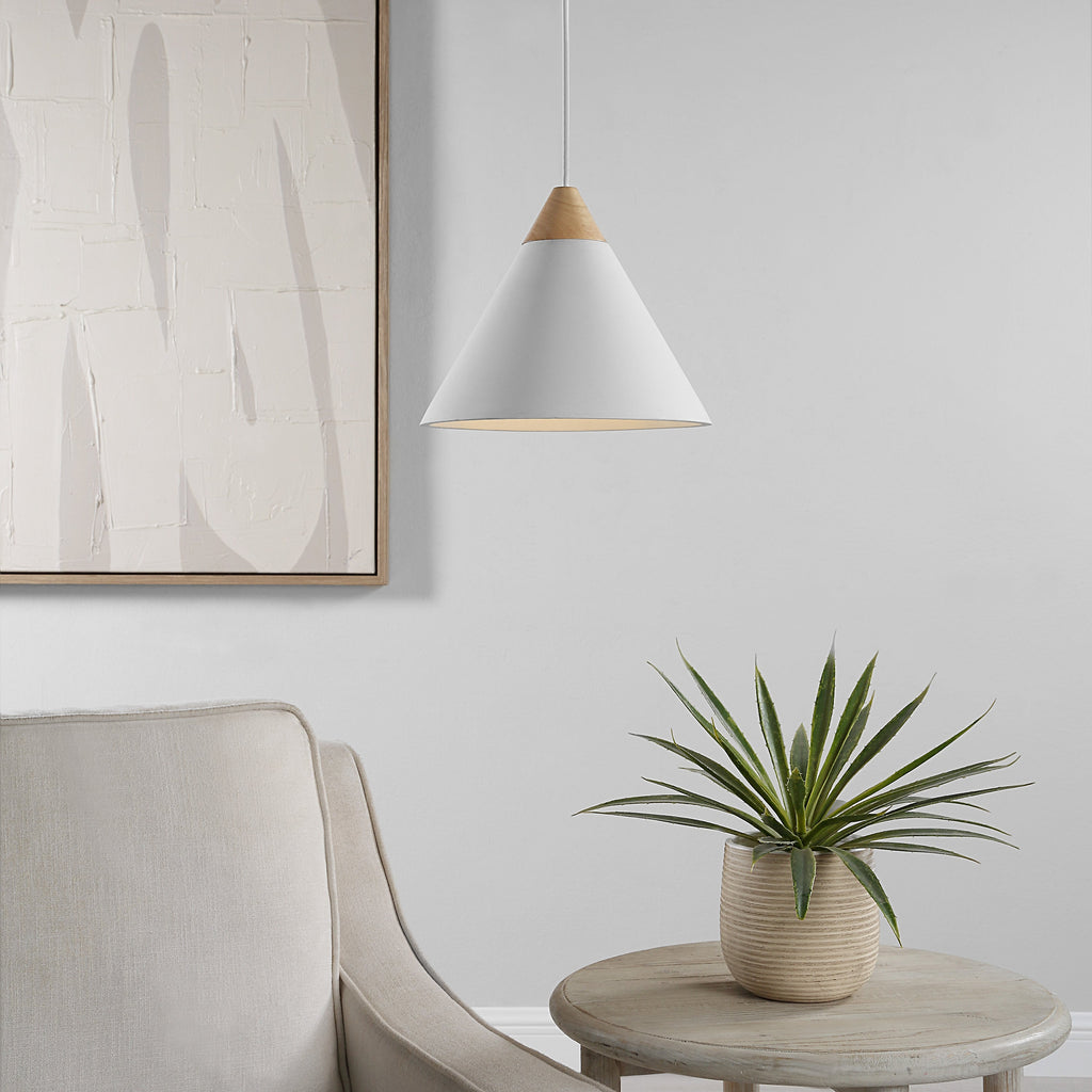 Renwil Daya 9.75" Length Ceiling Fixture - White