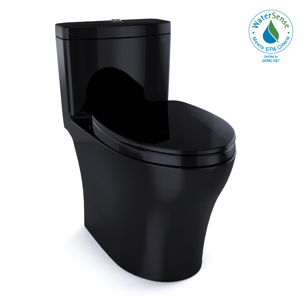 TOTO Aquia IV One Piece Elongated Dual Flush 1.28 and 0.9 GPF Universal Height - Washlet+ Ready Toilet