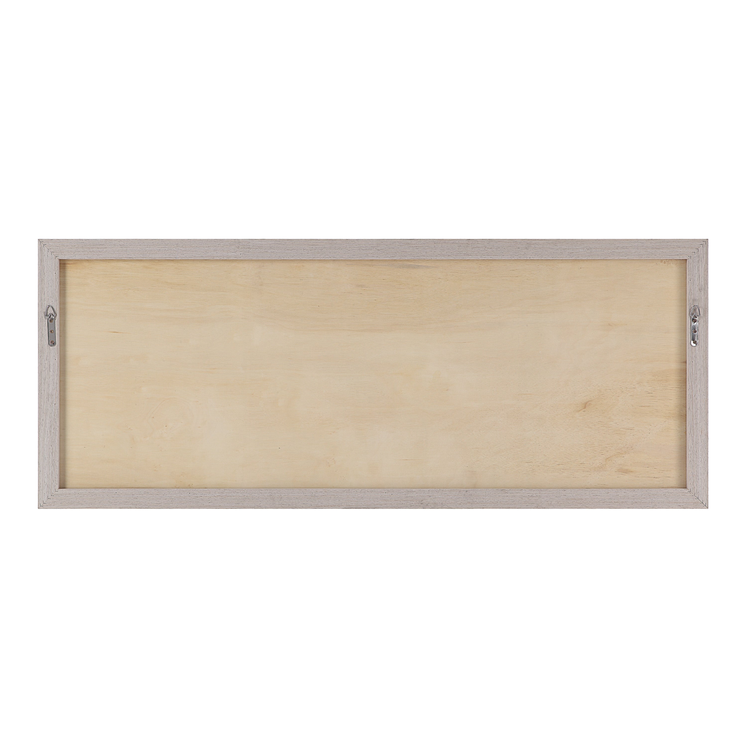 Renwil Bobier 60" Wide Wall Art with Wood Frame - Cream
