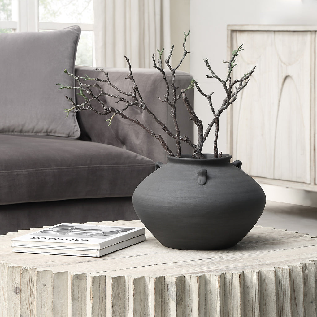 Renwil Asher Indoor Vase - Black