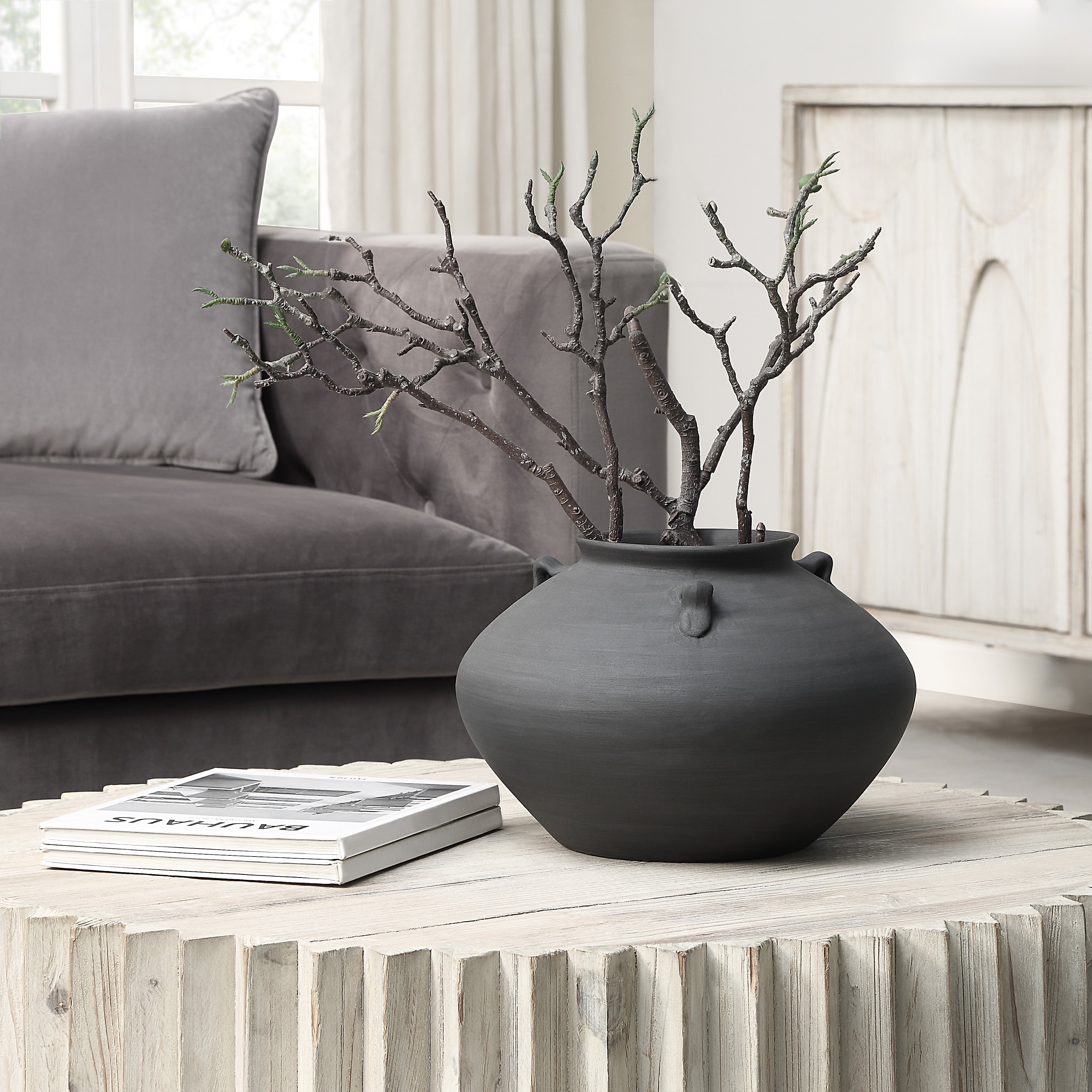 Renwil Asher Indoor Vase - Black