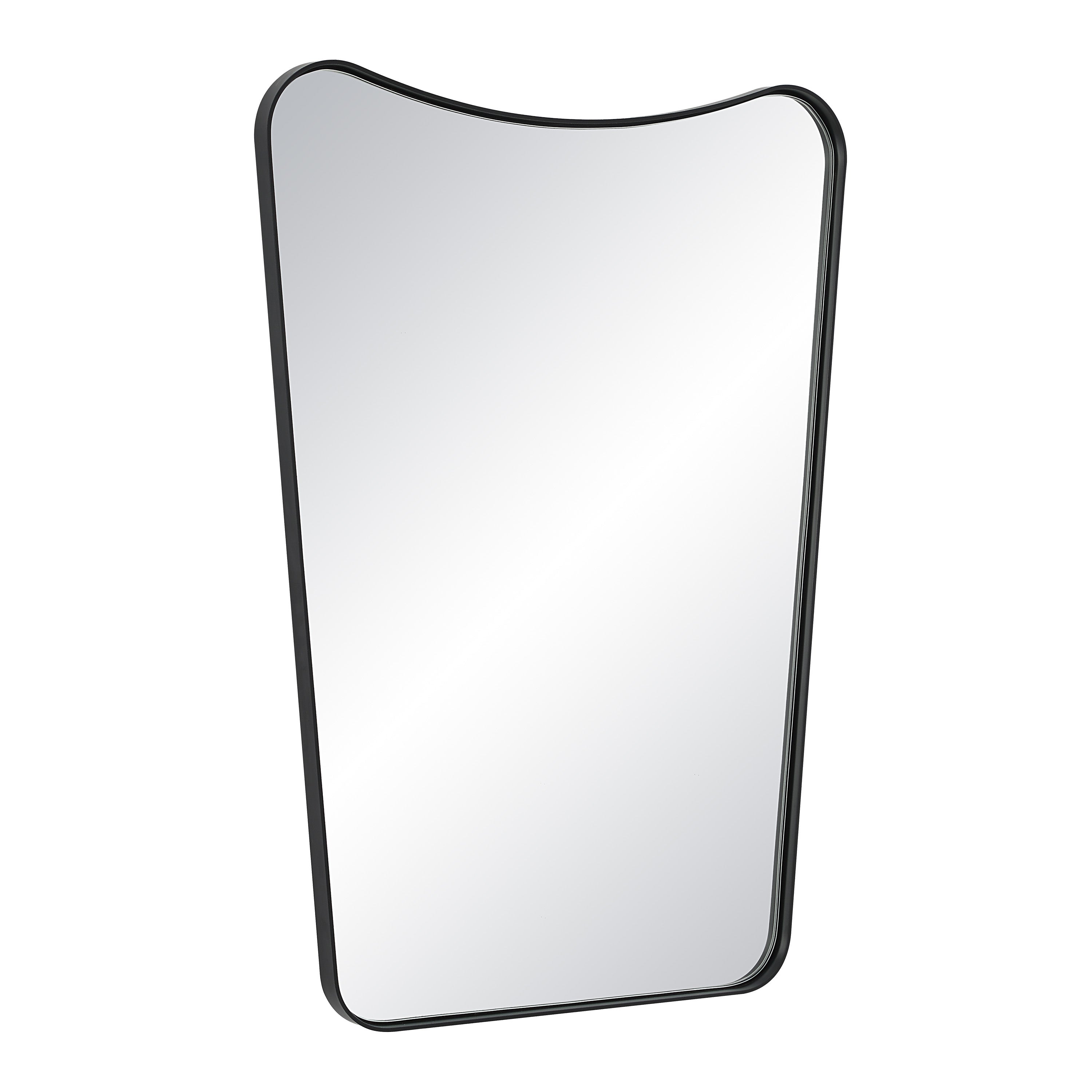 Renwil Kateri 28" Tall Irregular Wall Mirror - Black