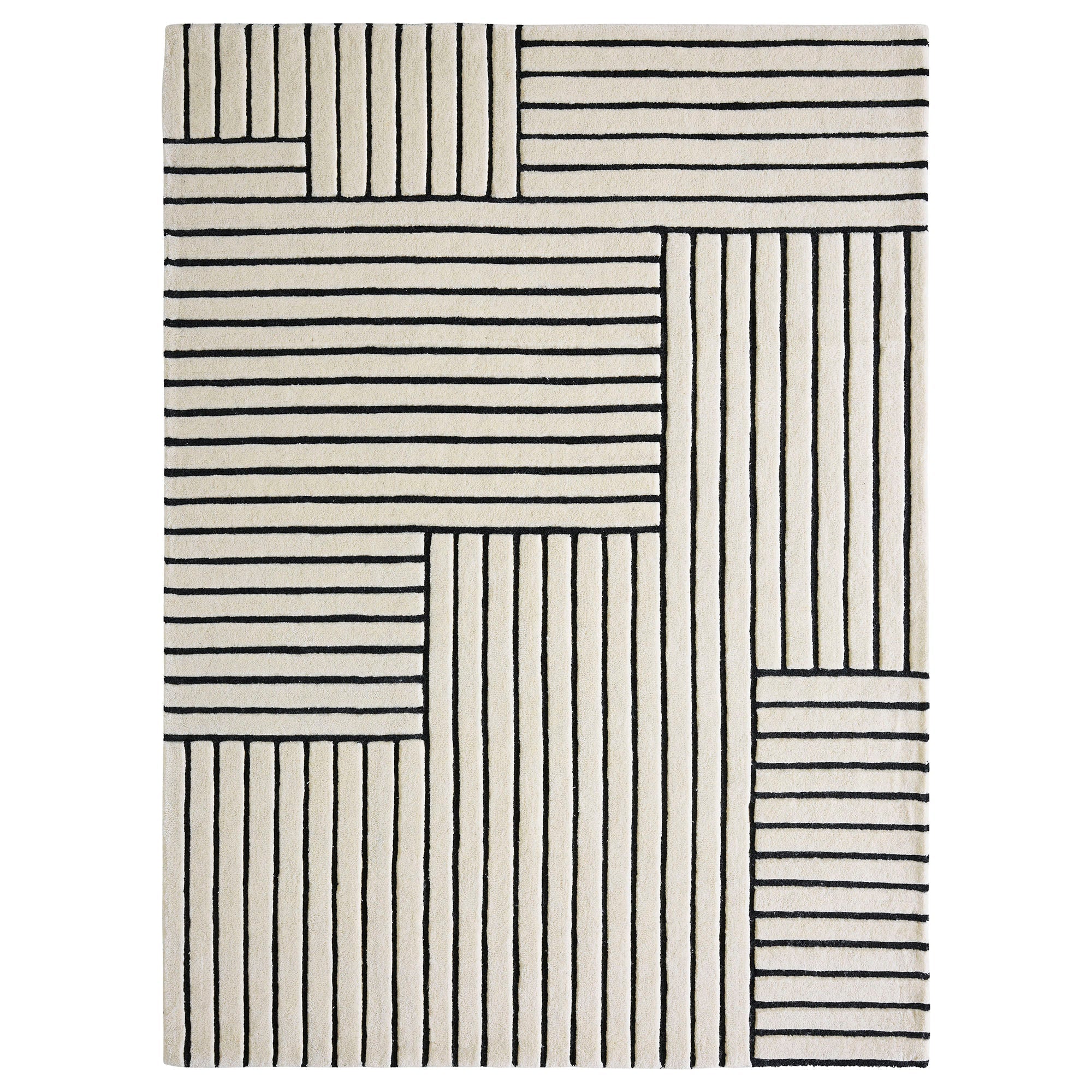 Renwil Arctica 5'3 x 7'3 Hand Tufted Indoor Rug - Ivory