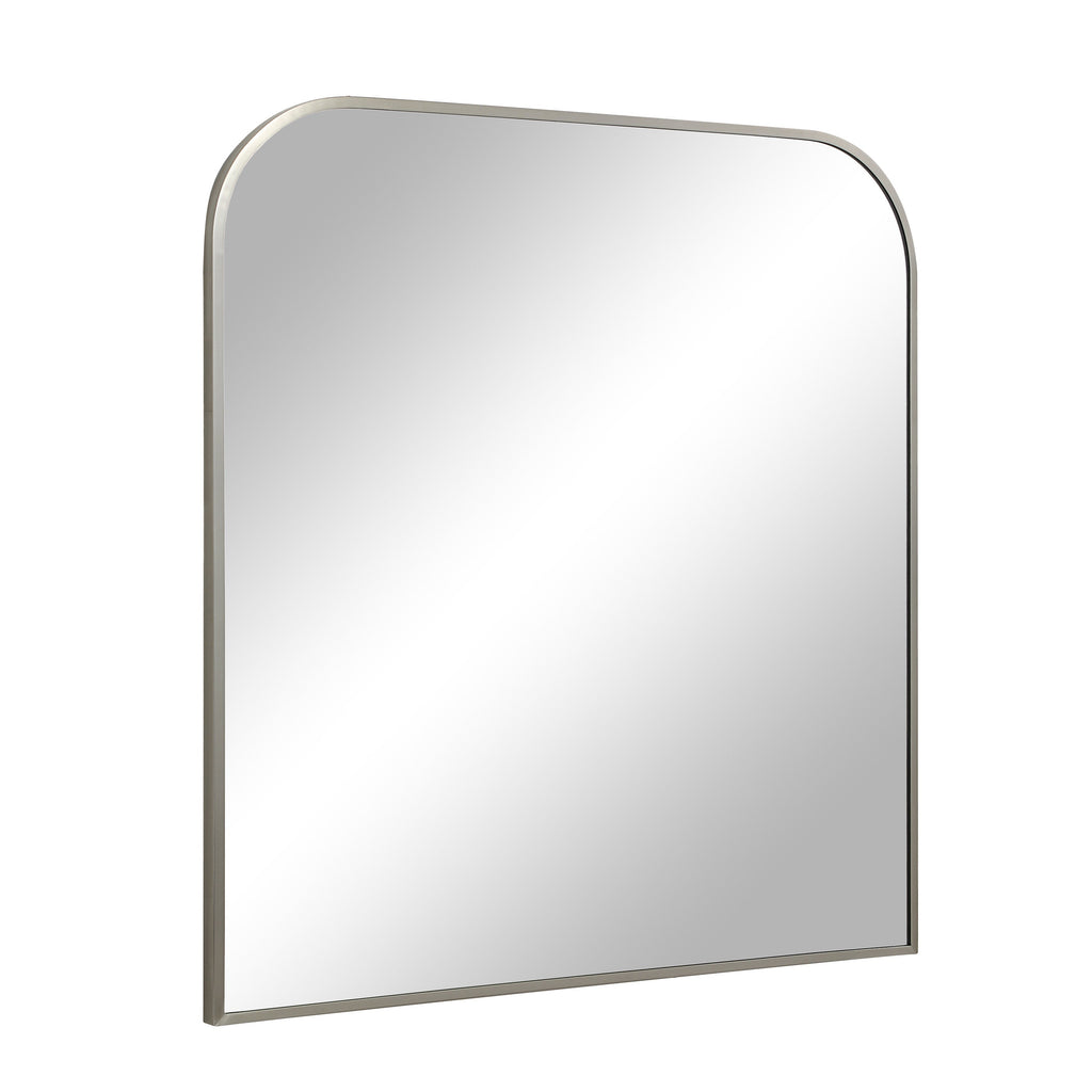 Renwil Salma 40" H x 38" W Wall Mirror - Grey