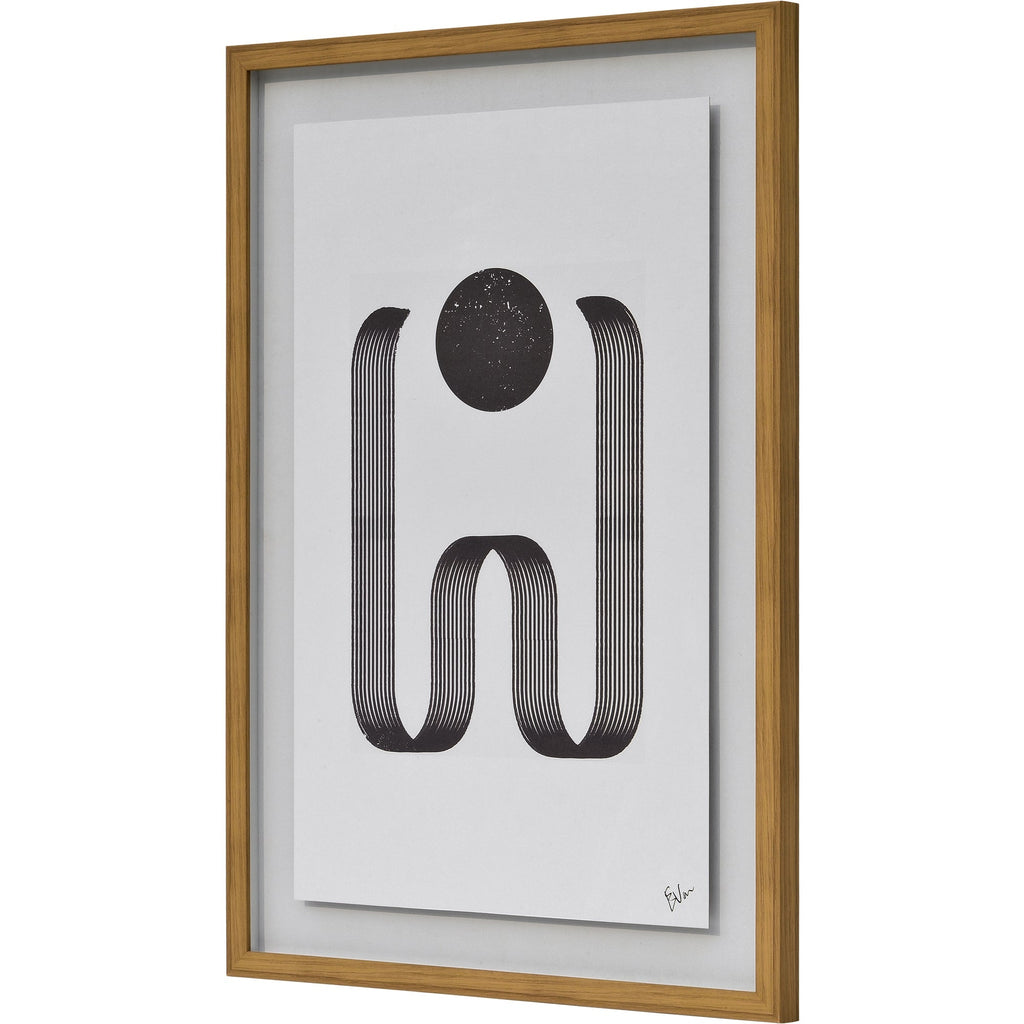 Renwil Arlo 24" Wide Wall Art - Black