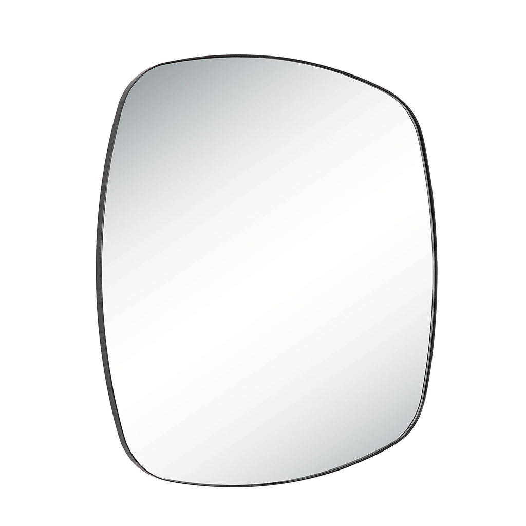 Renwil Sparti 36" Tall Square Wall Mirror - Black