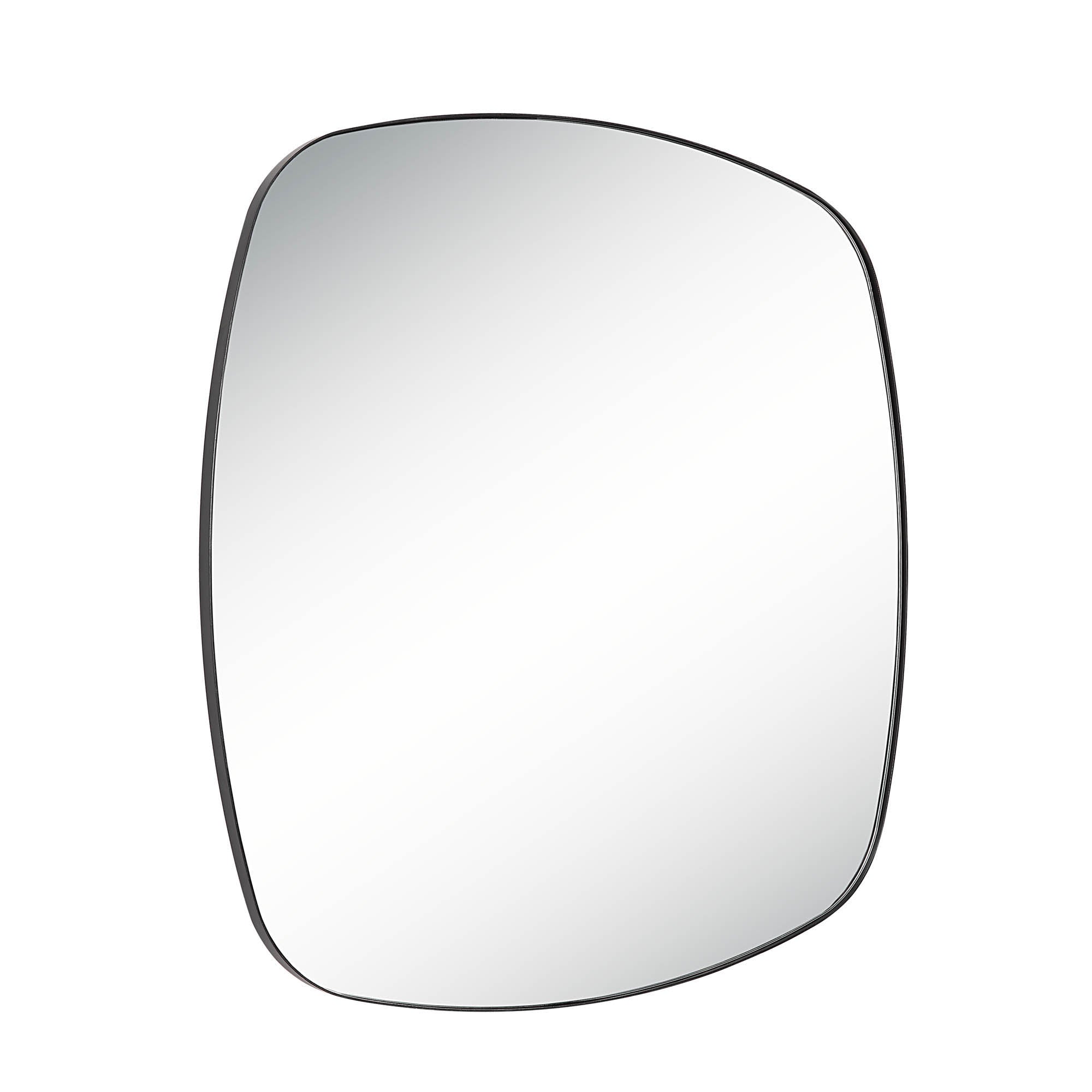Renwil Sparti 36" Tall Square Wall Mirror - Black