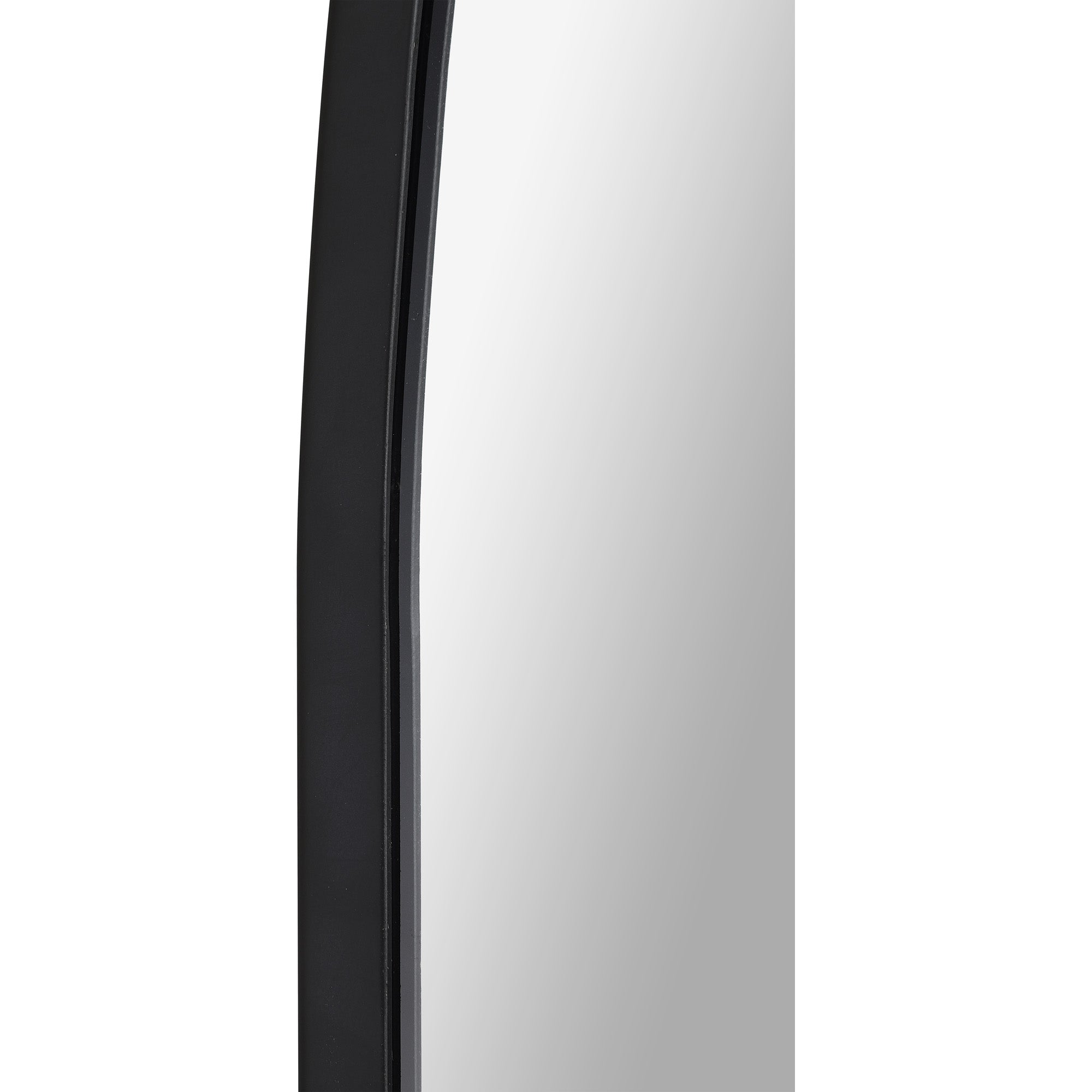 Renwil Lamia 50" Tall Arch Wall Mirror - Black
