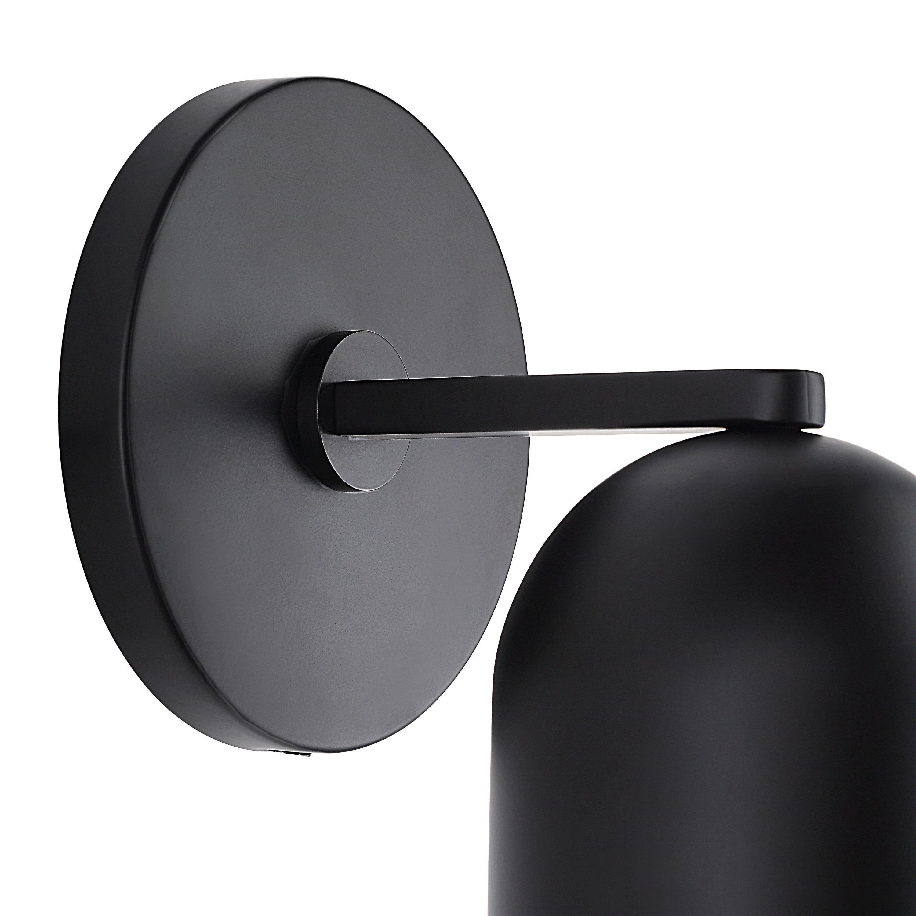 Renwil Valonia 8.25" Length Wall Sconce - Black
