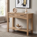 Tessa Natural Oak Effect Console Table