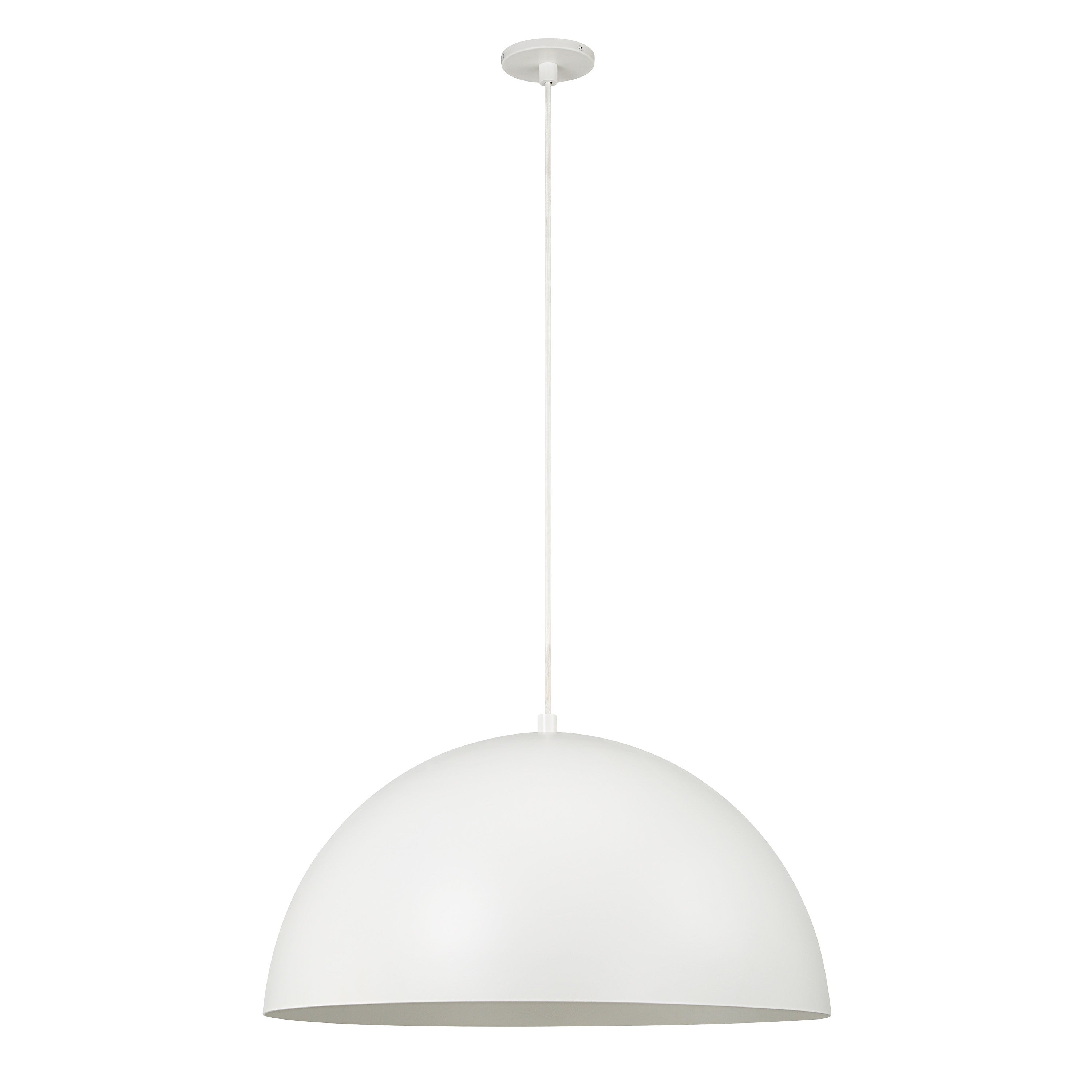 Renwil Ozona 27.5" Wide 1-Light Chandelier - Matte Off-White