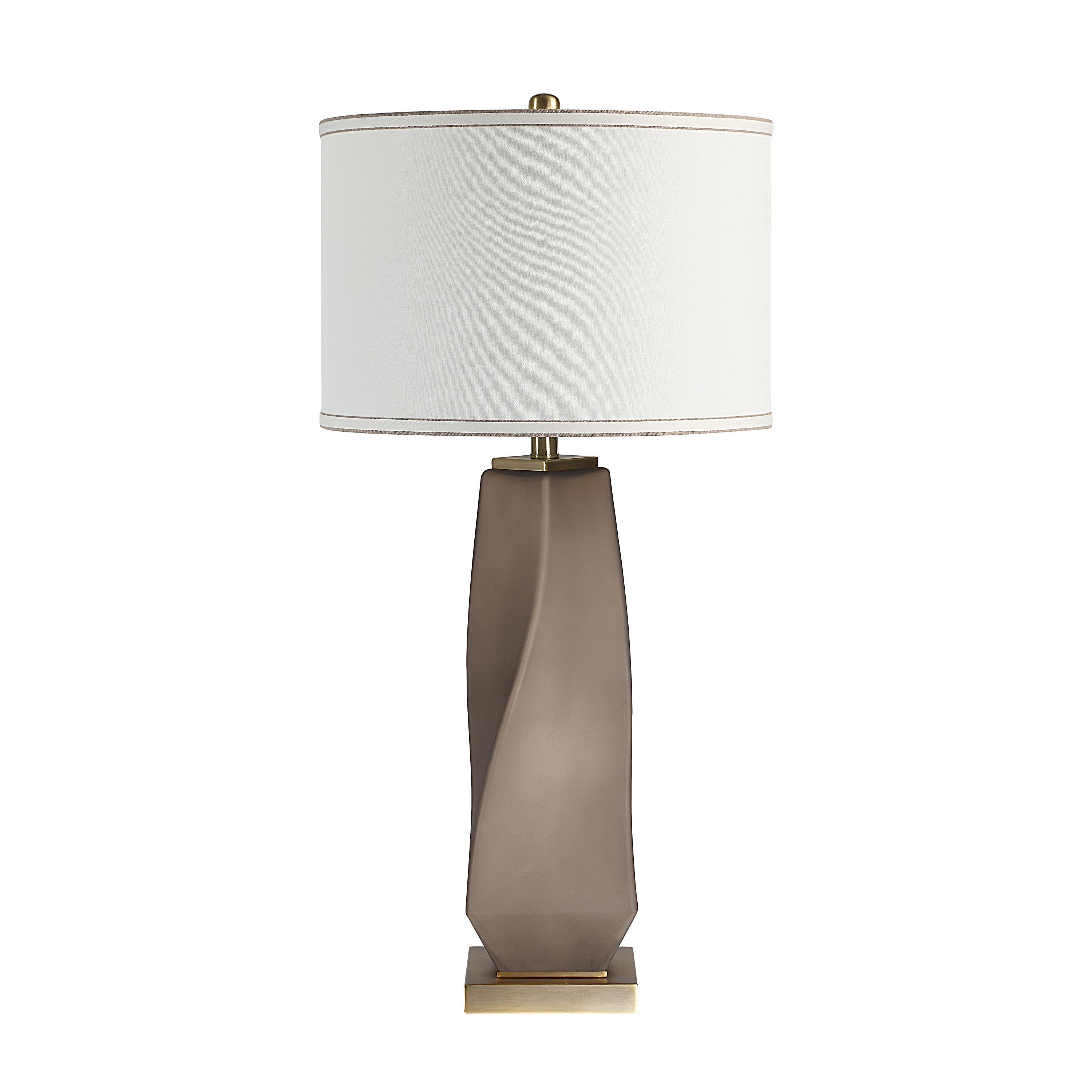 Everren Mallorca 32" Height Table Lamp - Smoke Gray