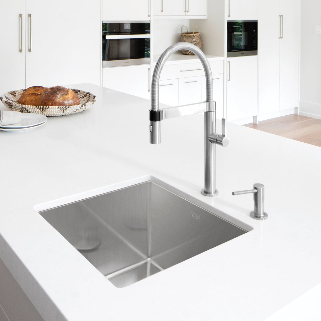 Blanco Radius R10 19" Single Bowl Undermount Stainless Steel Kitchen Sink