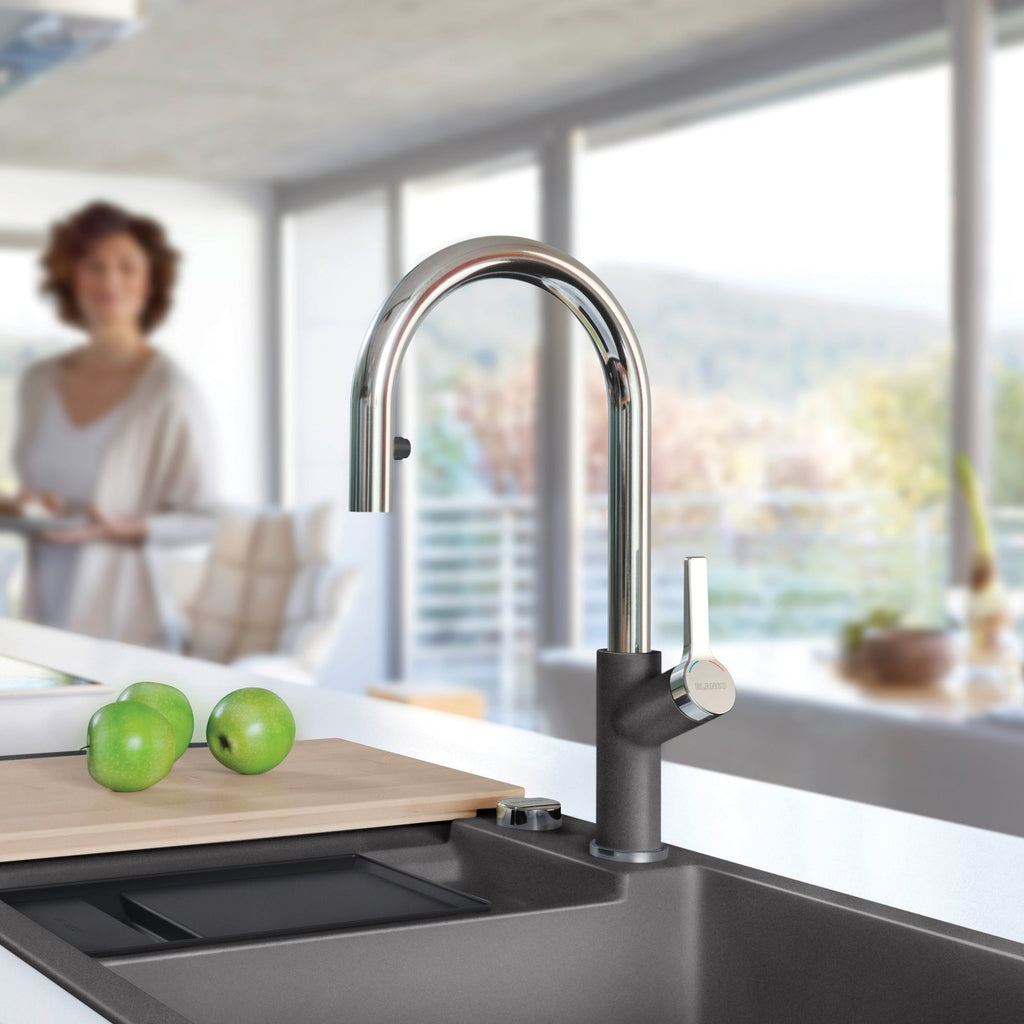 Blanco Urbena Pull-Down Dual-Spray Kitchen Faucet