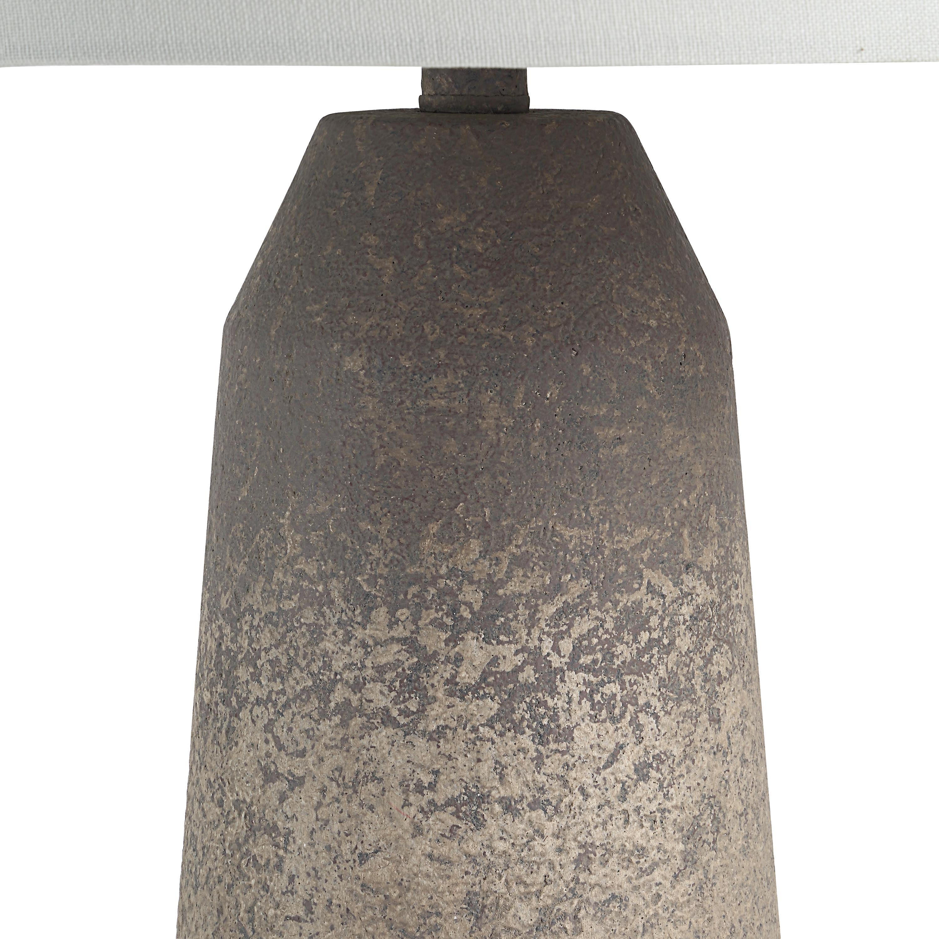 Everren Limon 32.5" Height Table Lamp - Textured Beige