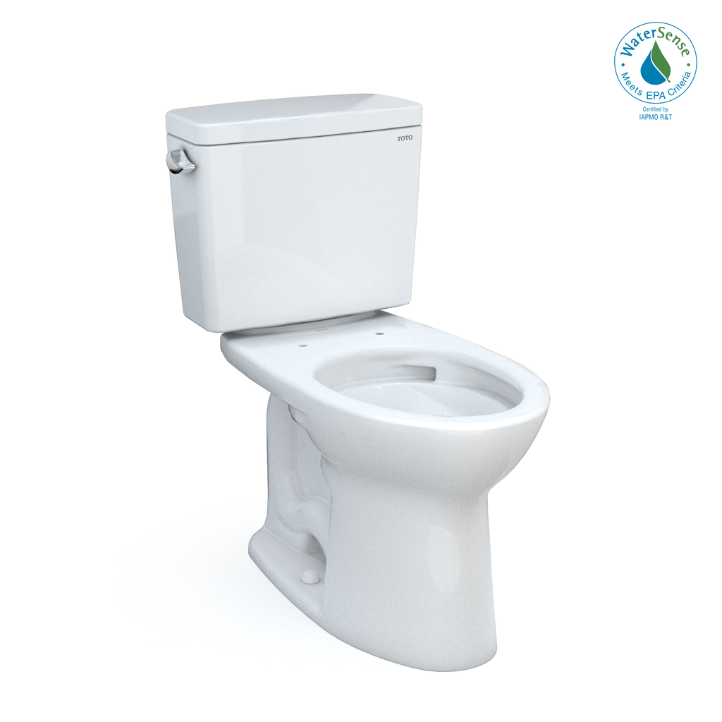 TOTO Drake Two Piece Elongated 1.28 GPF Tornado Flush Toilet with Cefiontect