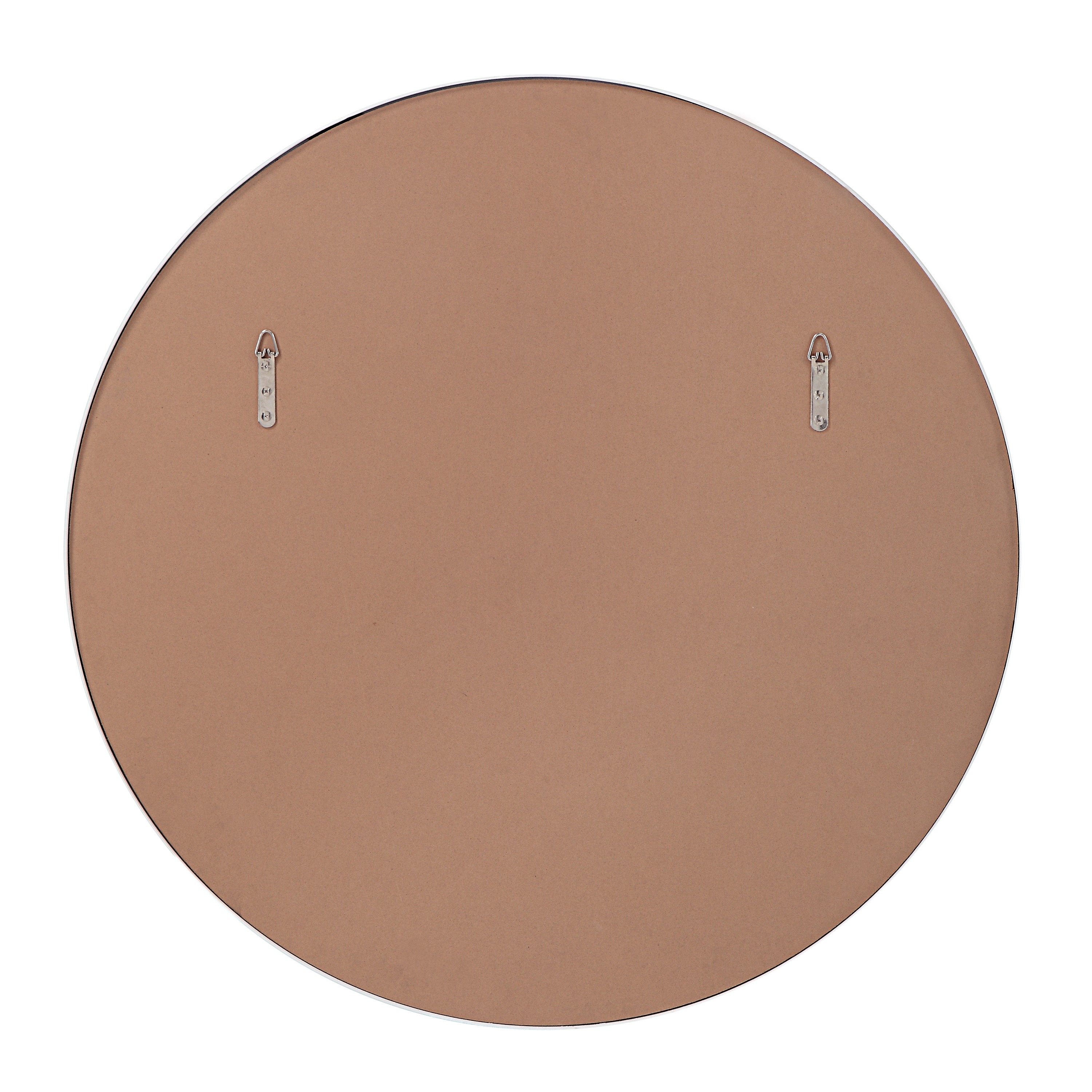Renwil Porpoise 36" Tall Round Mirror - Matte White