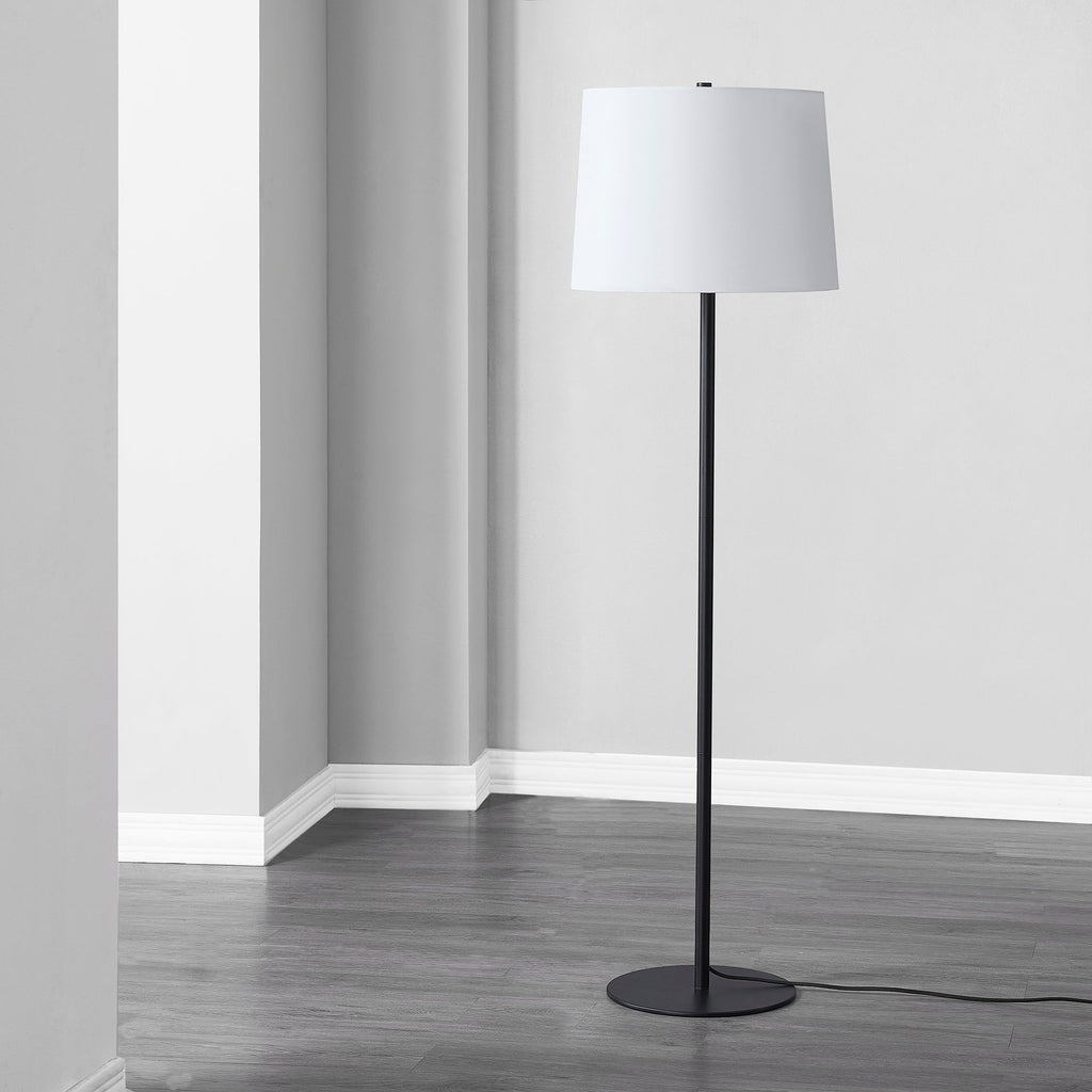 Renwil Nevin 61.75" Length Floor Lamp - Matte Black