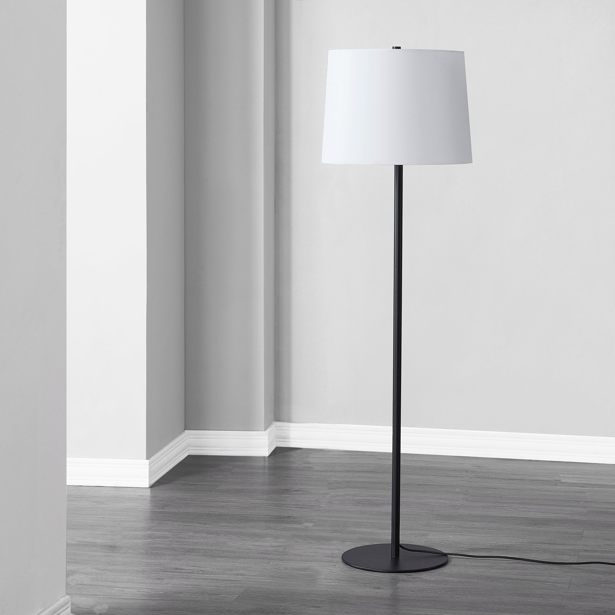 Renwil Nevin 61.75" Length Floor Lamp - Matte Black