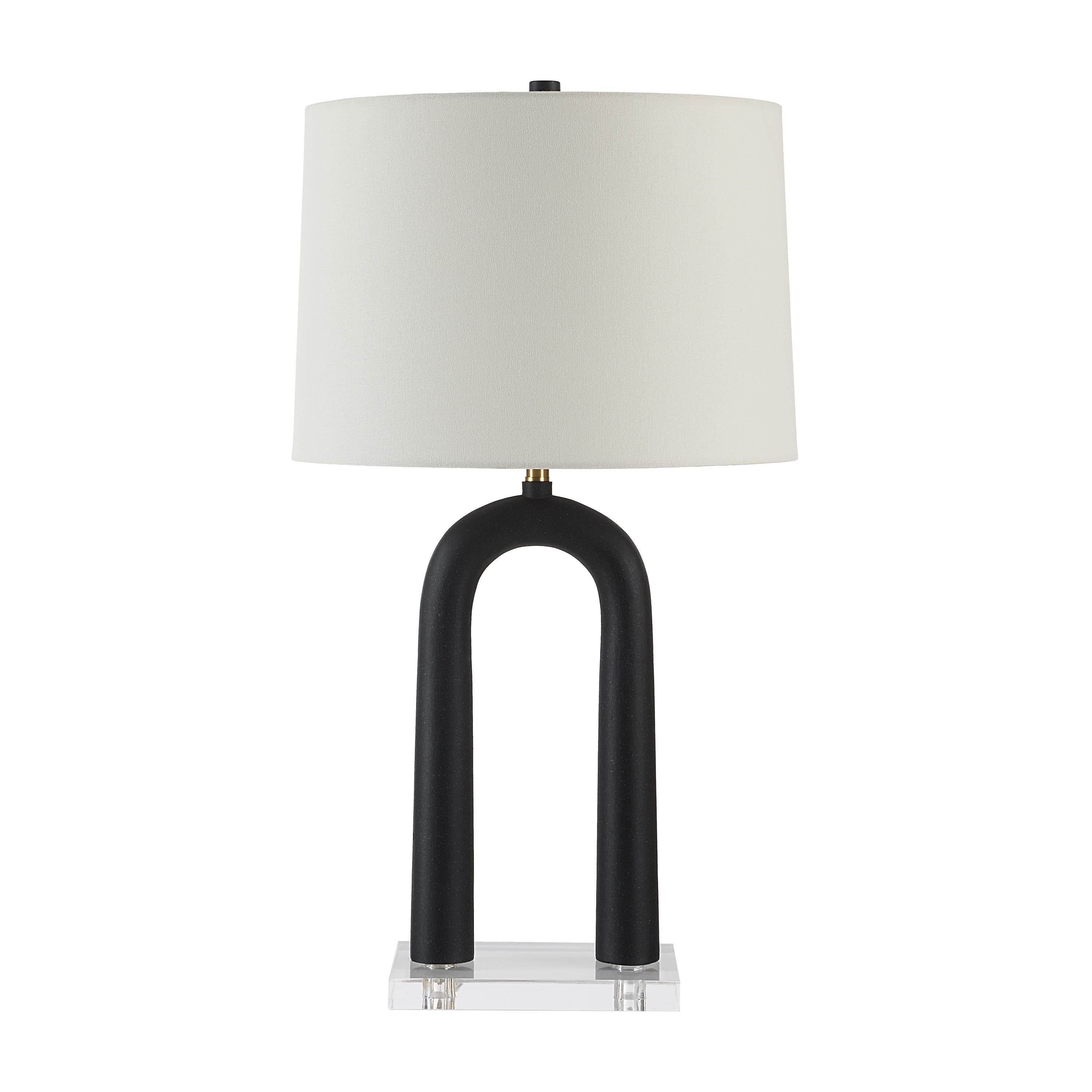 Everren Pisa 28.5" Height Table Lamp - Matte Black