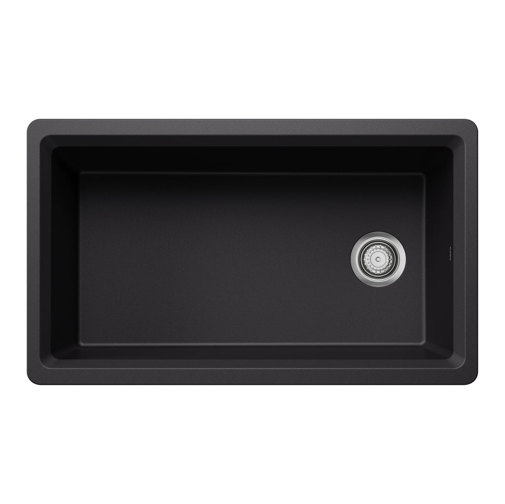 Blanco Inteos Silgranit 33" Single Bowl Reversible Undermount Workstation Kitchen Sink