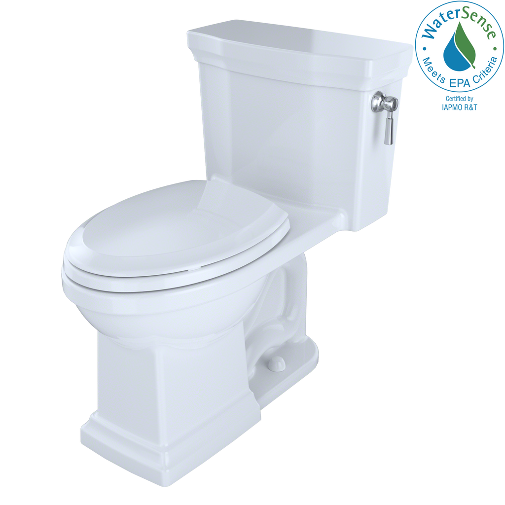 TOTO Promenade II 1G One Piece Elongated 1.0 GPF Universal Height Toilet with Cefiontect and Right Hand Trip Lever