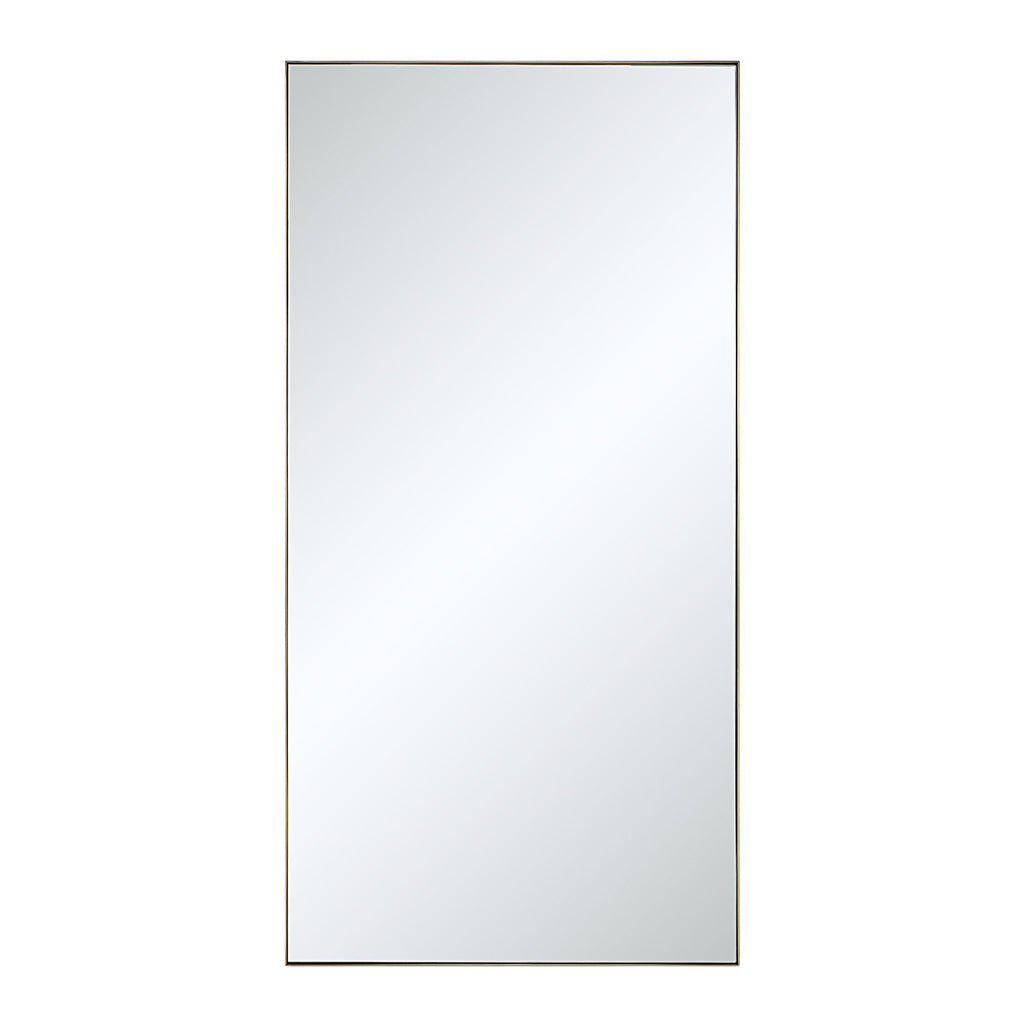 Renwil Orrin 60" H x 30" W Wall Mirror - Yellow