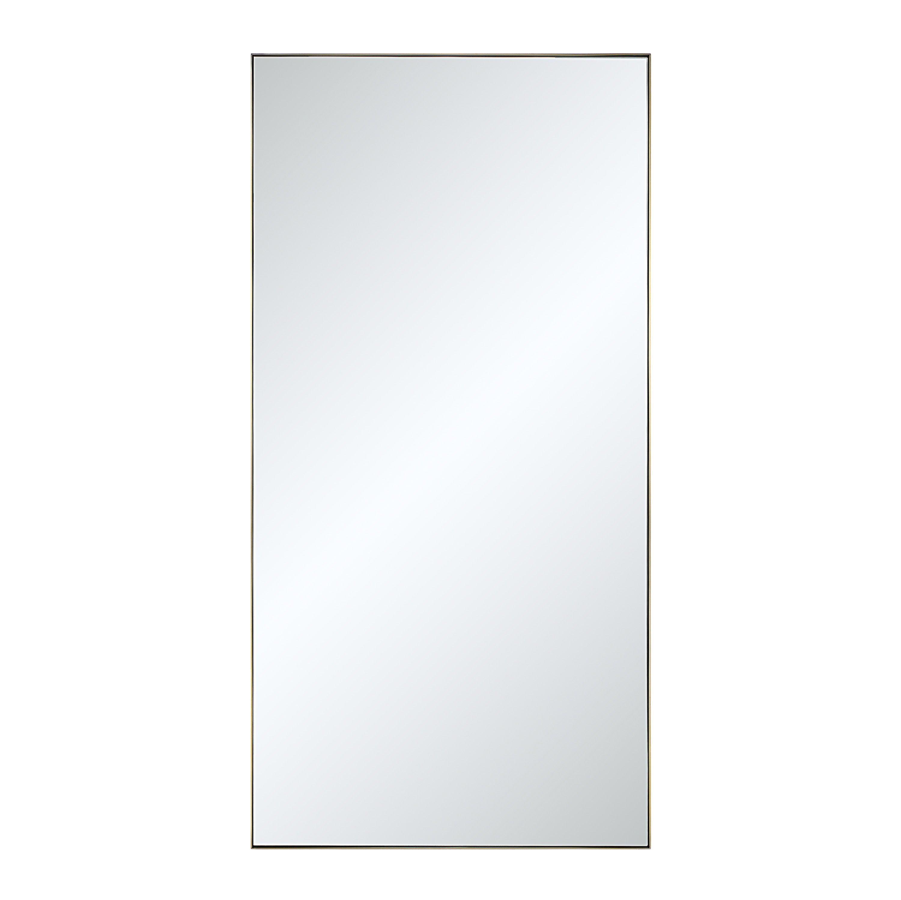Renwil Orrin 60" H x 30" W Wall Mirror - Yellow