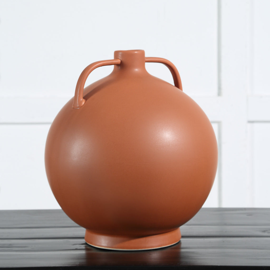 Renwil Delphi Indoor Ceramic Vase - Matte Terracotta