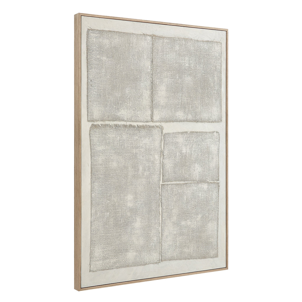 Renwil Picardy 60.3" Wide Wall Art with Wood Frame - Oak