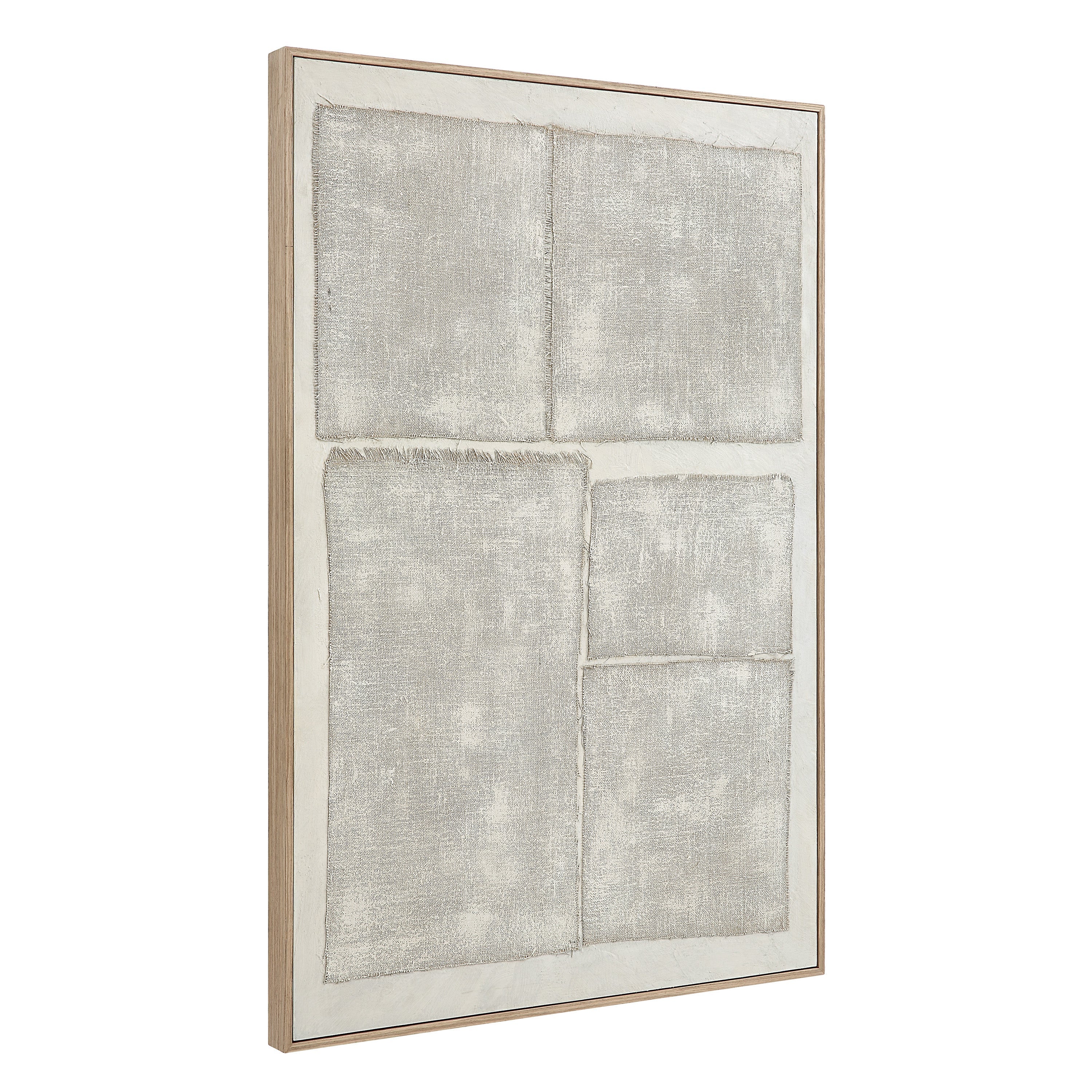 Renwil Picardy 60.3" Wide Wall Art with Wood Frame - Oak