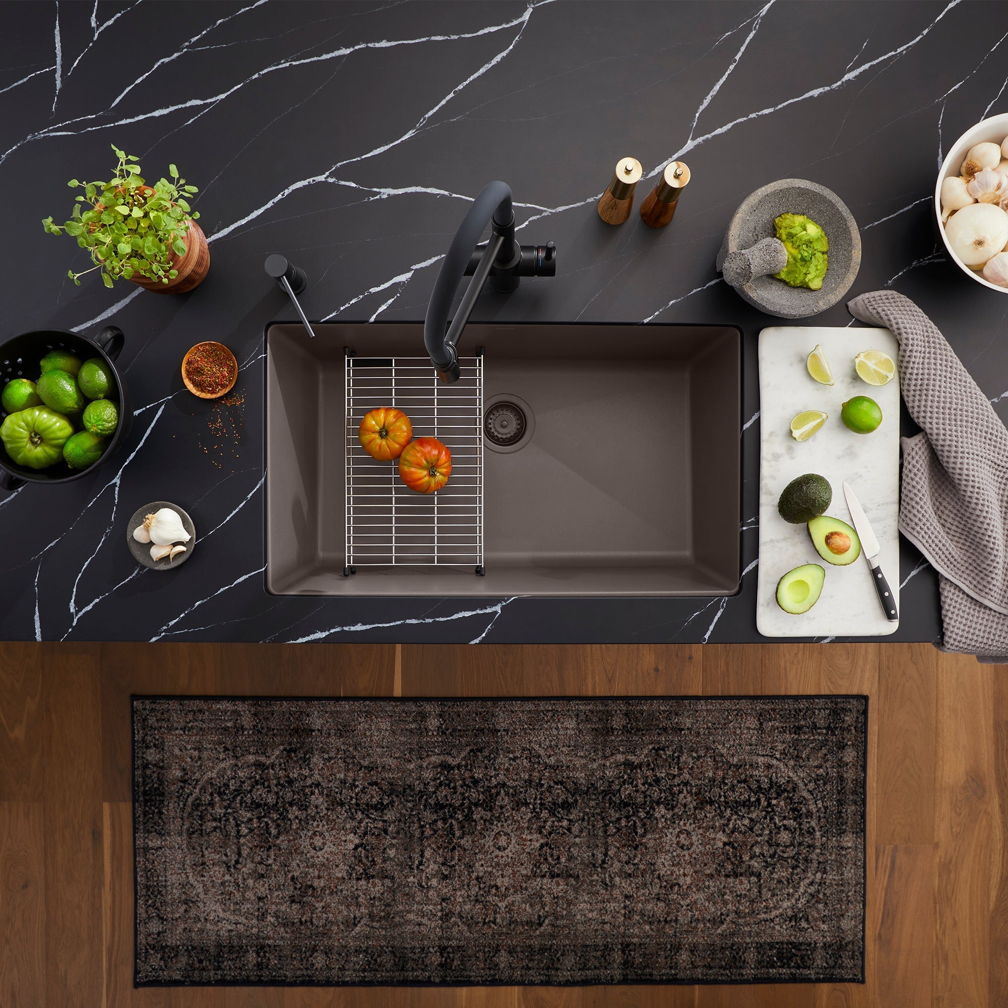 Blanco Precis Silgranit 30" Single Bowl Undermount Kitchen Sink