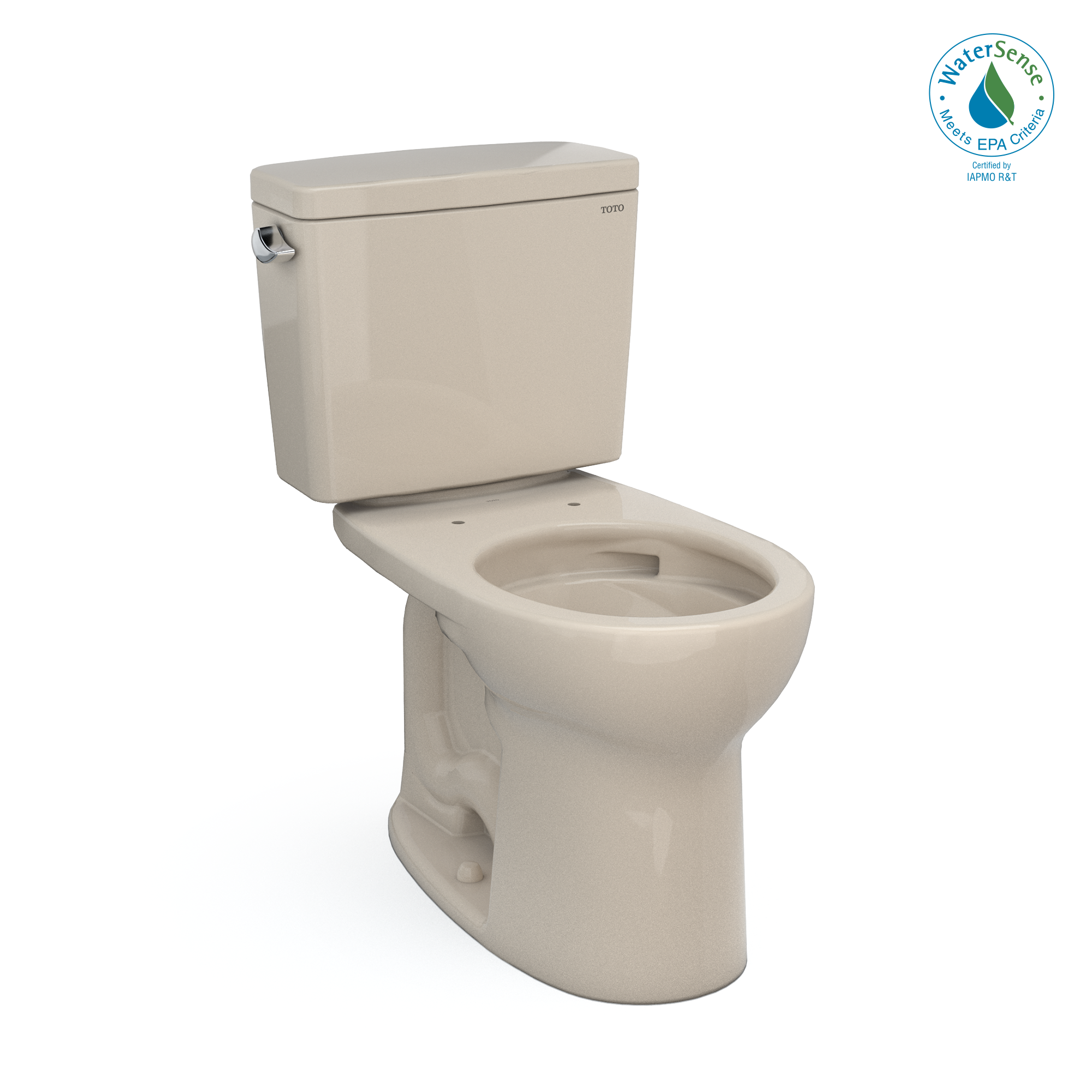 Toto Drake Two Piece Round 1.28 GPF Universal Height Toilet