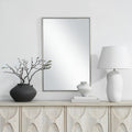 Renwil Dapia 36" H x 24" W Wall Mirror - Grey