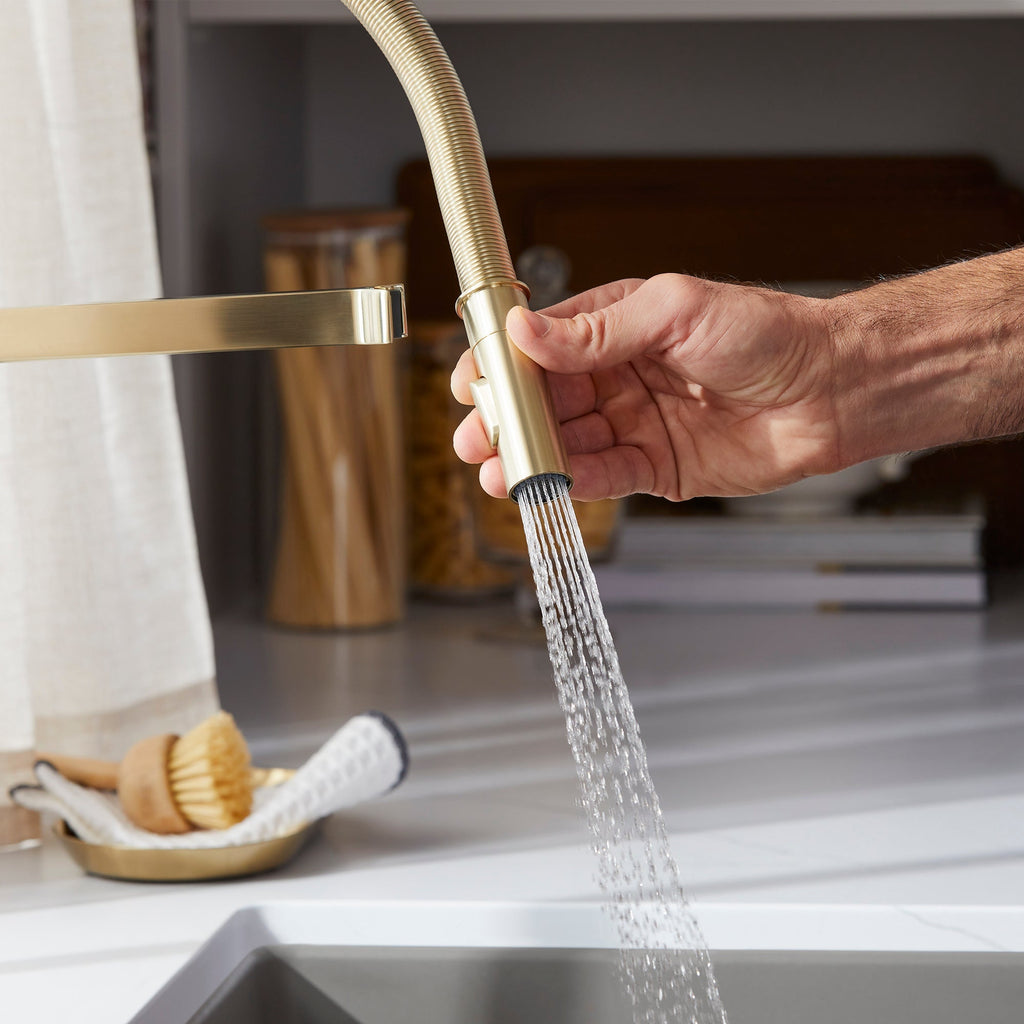 Blanco Rivana Semi-Pro Pull-Down Dual-Spray Kitchen Faucet