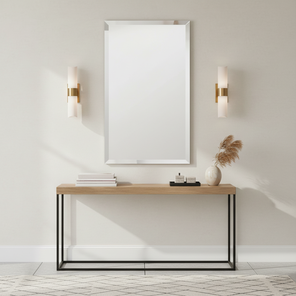 Renwil Bjorn 20" Tall Rectangle Wall Mirror