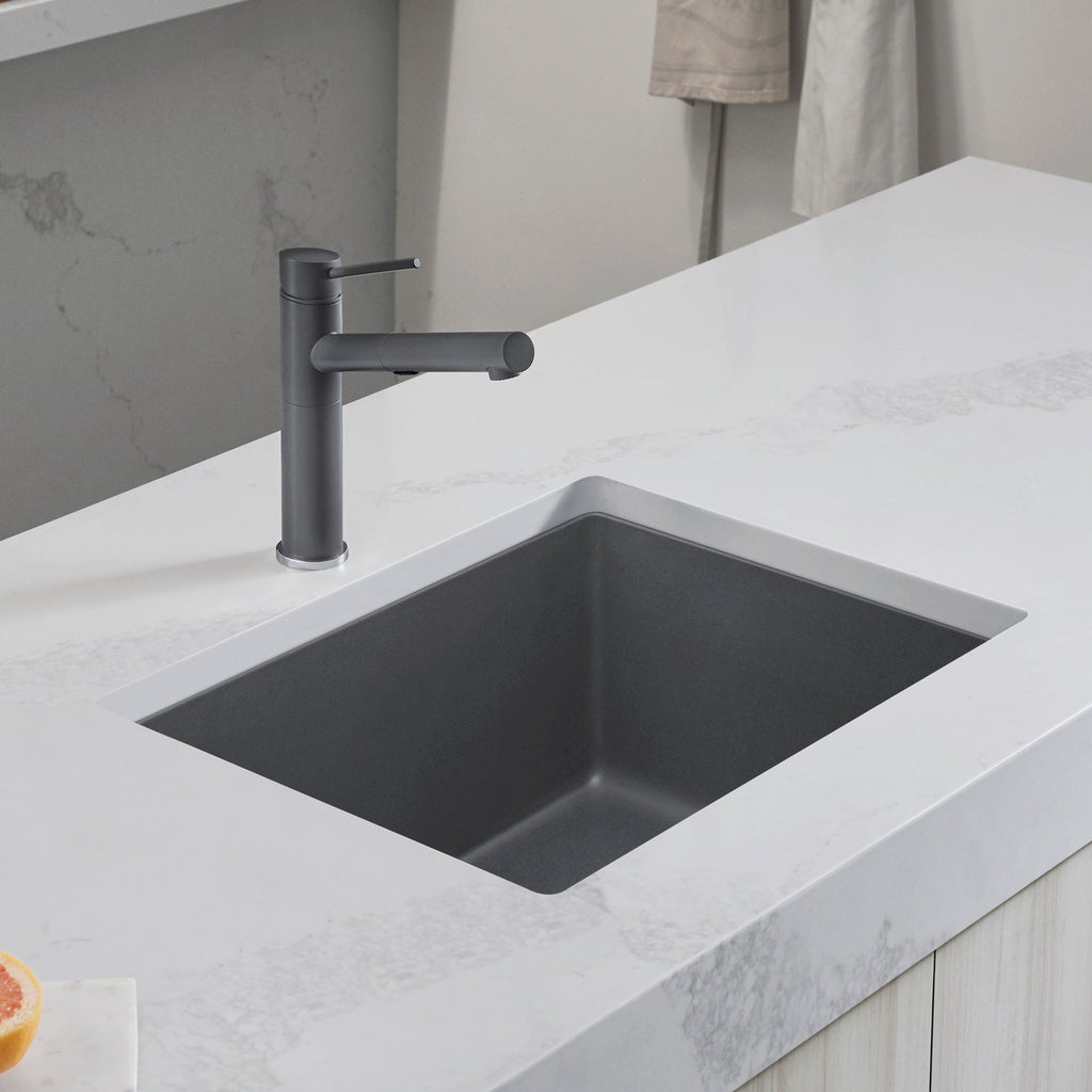 Blanco Precis Silgranit 24" Single Bowl Undermount Kitchen Sink