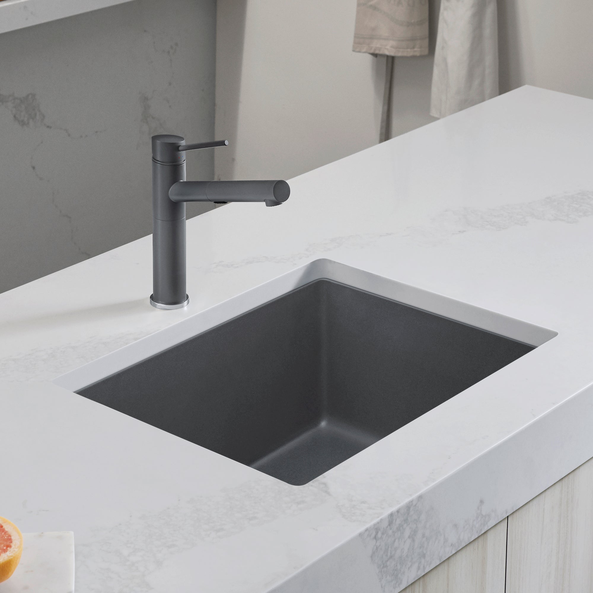 Blanco Precis Silgranit 24" Single Bowl Undermount Kitchen Sink