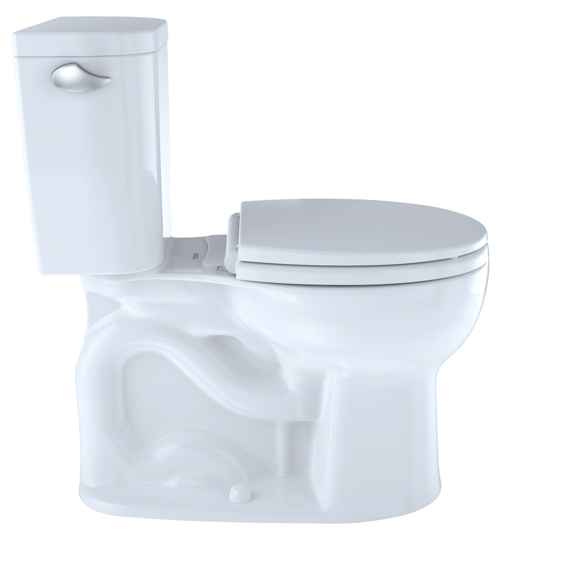 TOTO Entrada Two Piece Round 1.28 GPF Universal Height Toilet