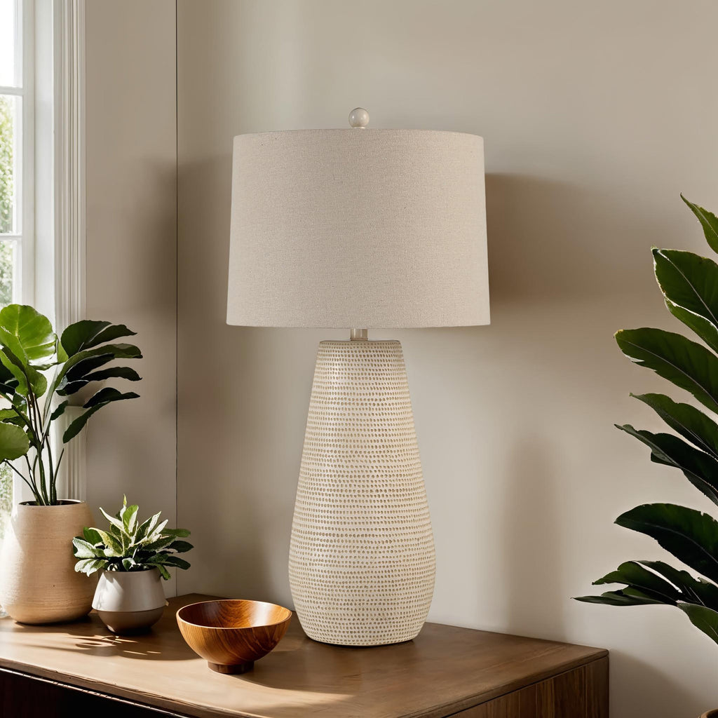 Everren Lanikai 31.5" Height Table Lamp - Beige