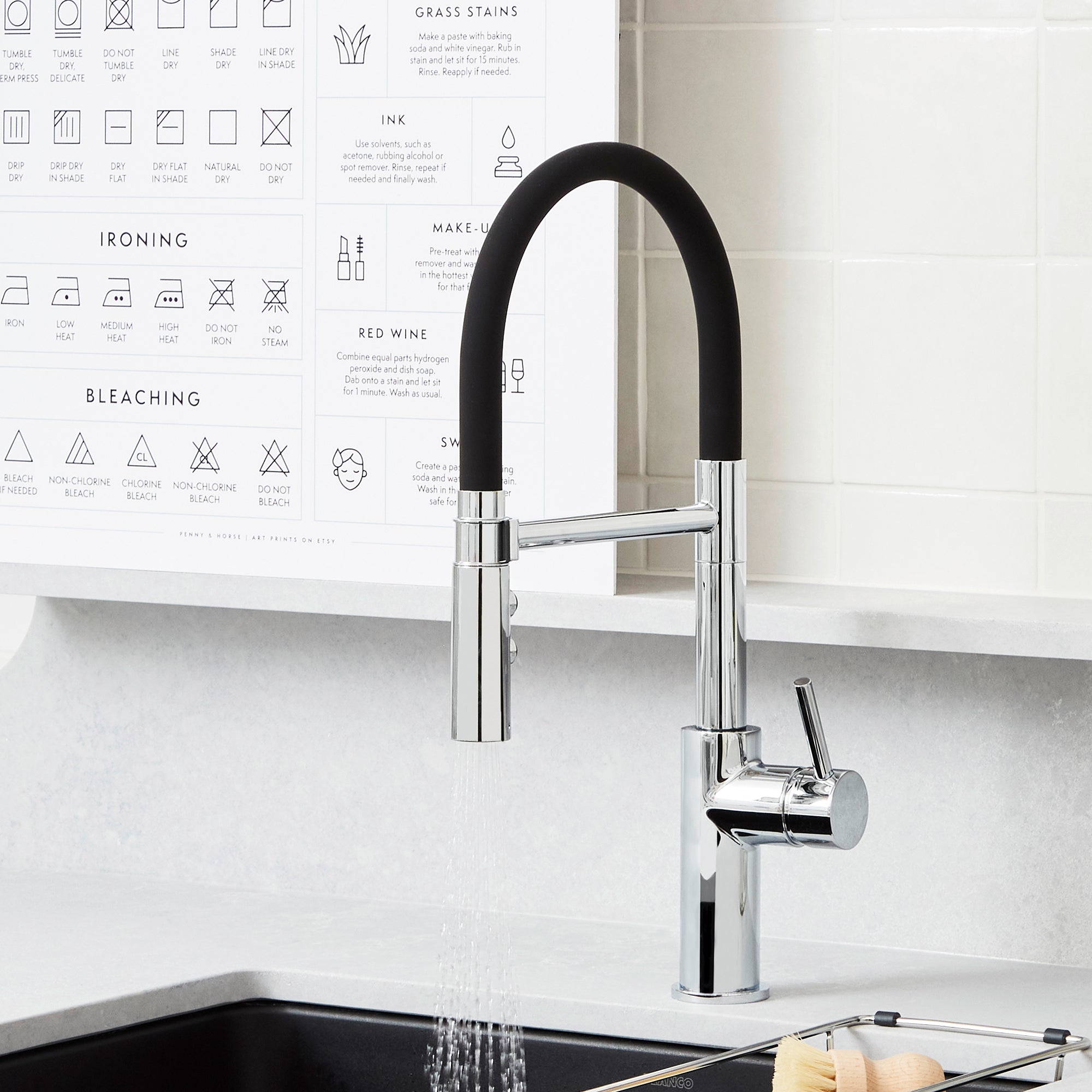 Blanco Catris Flexo Semi-Pro Pull-Down Dual-Spray Kitchen Faucet