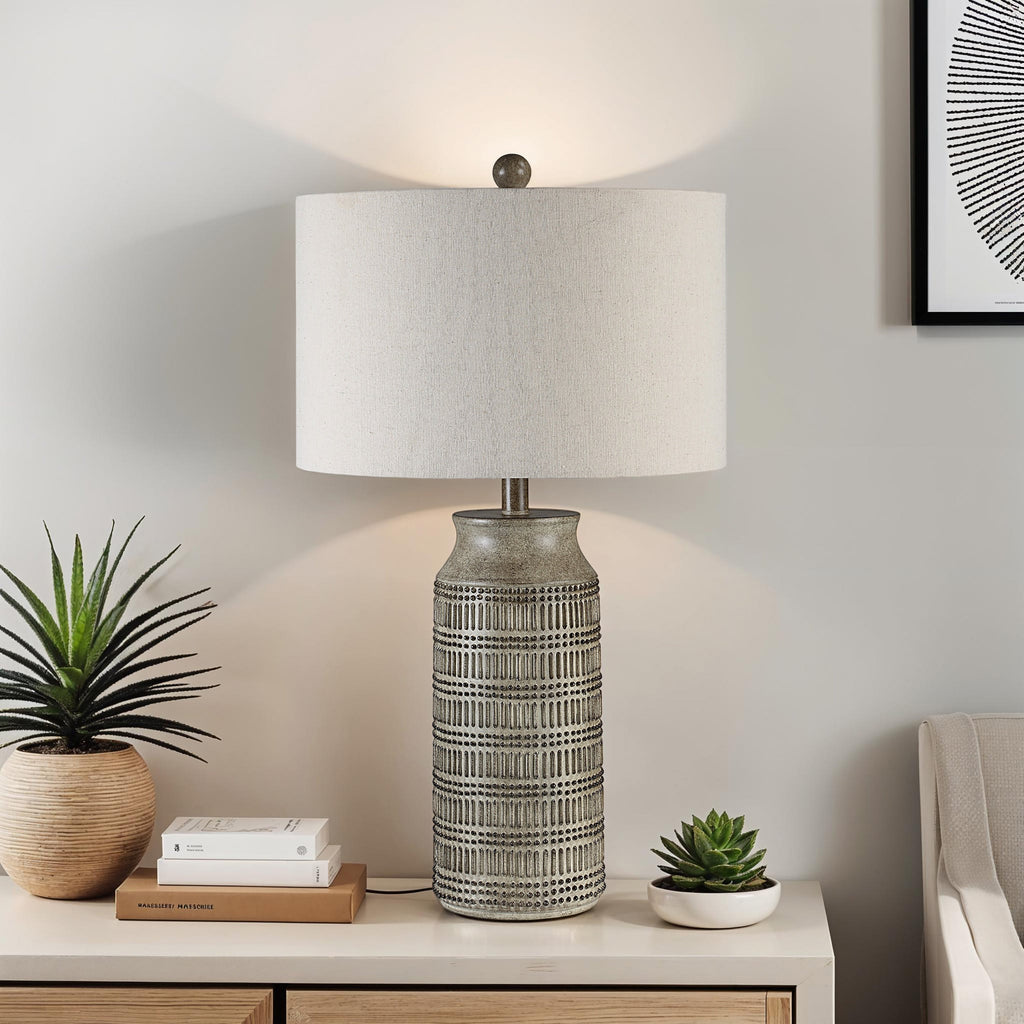 Everren Tarragona 28" Height Table Lamp - Light Brown