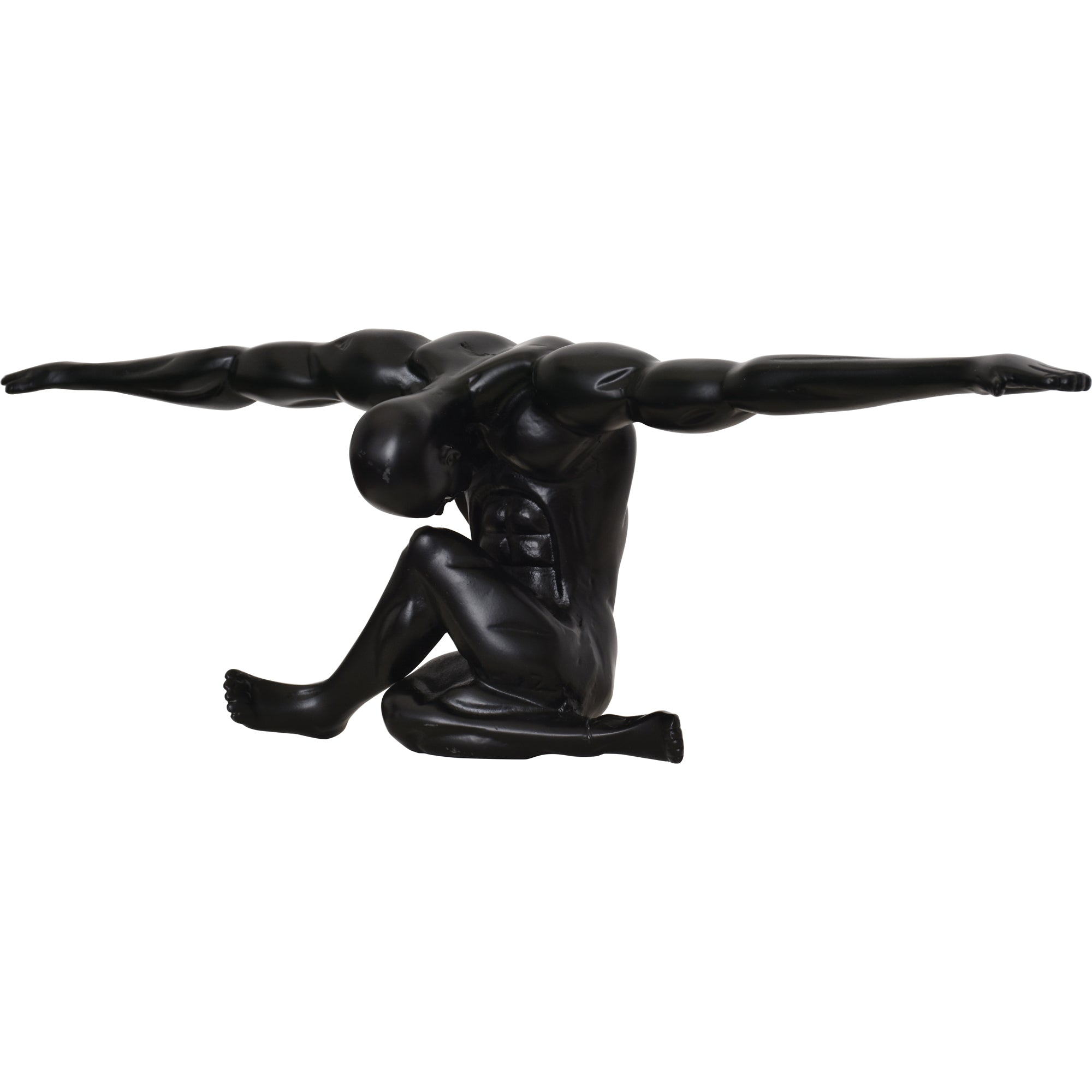 Renwil Mortal Indoor Aluminum Statue - Matte Black