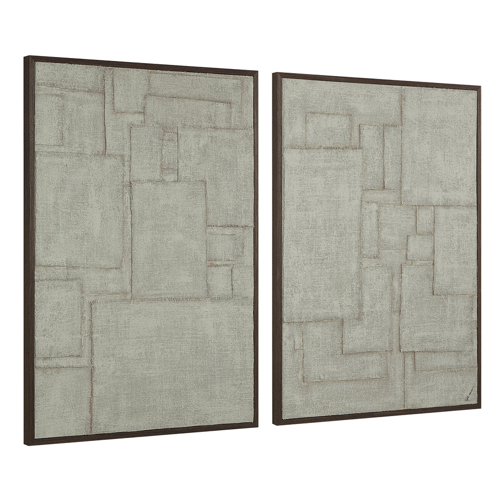 Renwil Caramelo 32" Wide Wall Art - Sand Beige