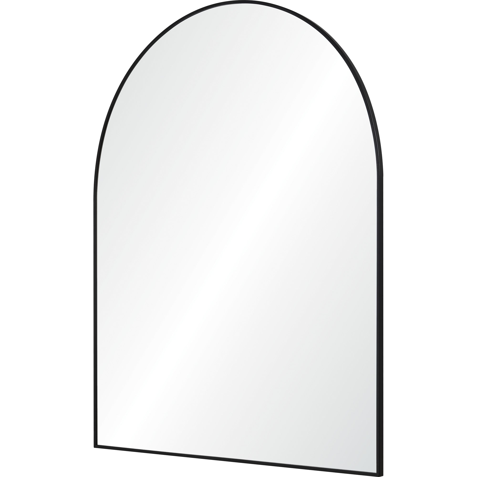 Renwil Lamia 50" Tall Arch Wall Mirror - Black