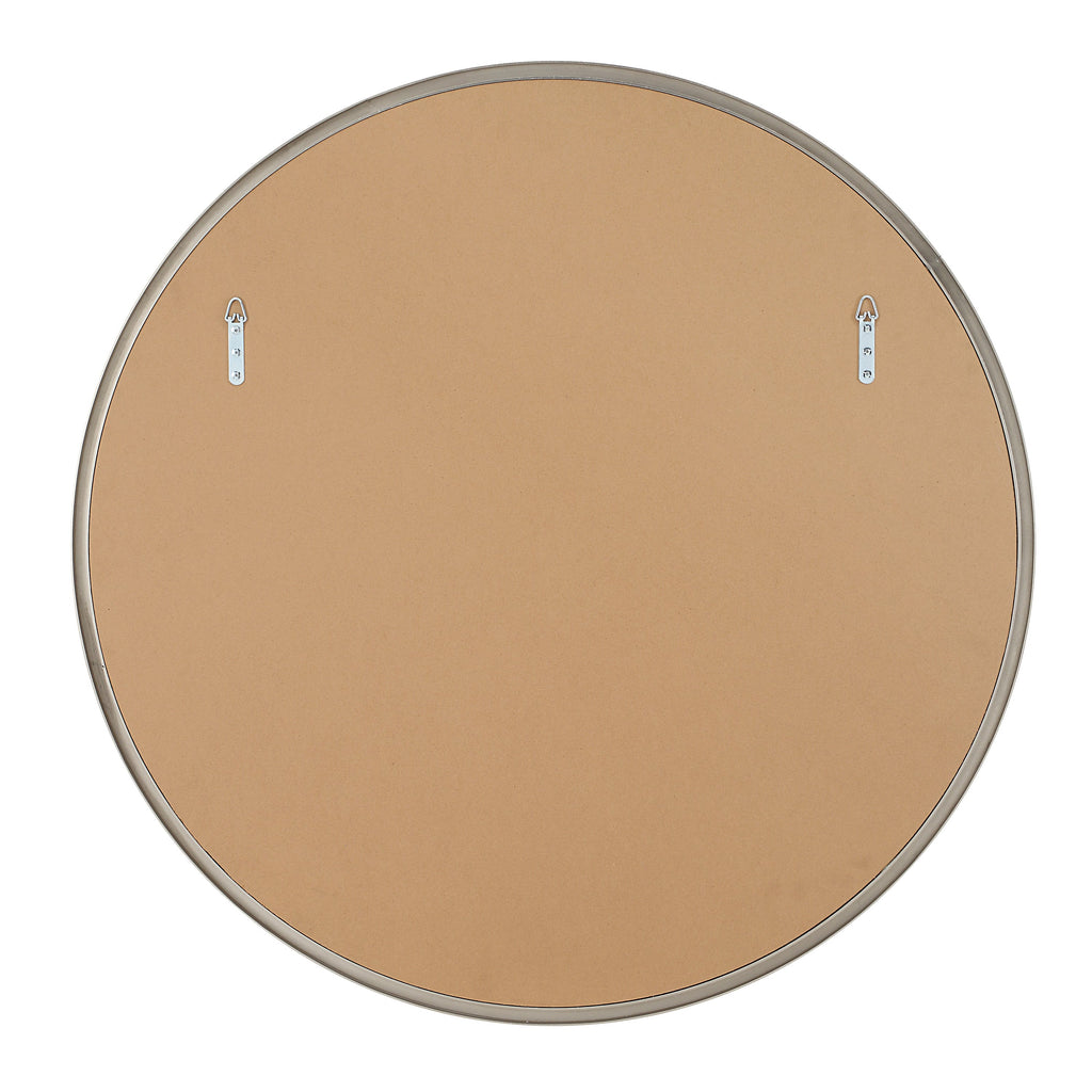 Renwil Oltimo 40" Tall Round Wall Mirror - Grey